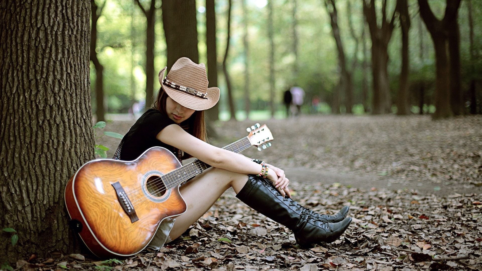 1920x1080 Pics of Girl with guitar