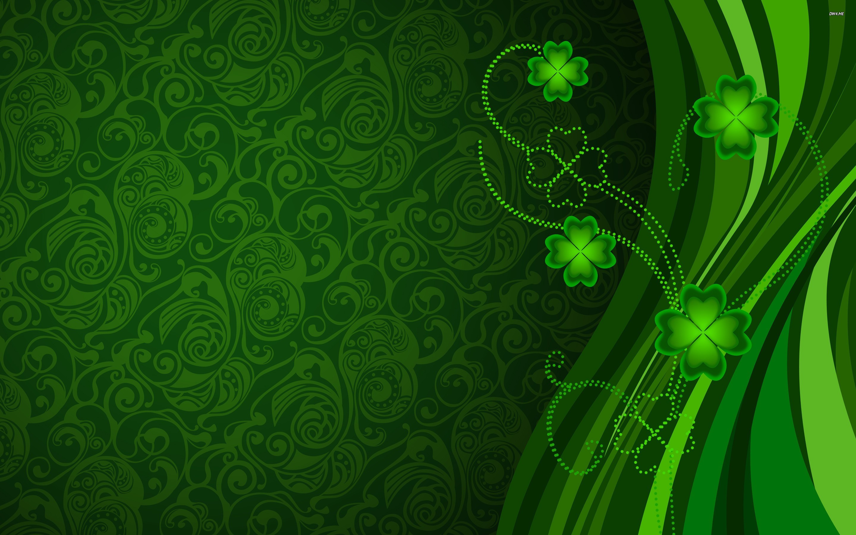 2880x1800 St. Patrick's Day Wallpapers by Kate.net Shamrock ...
