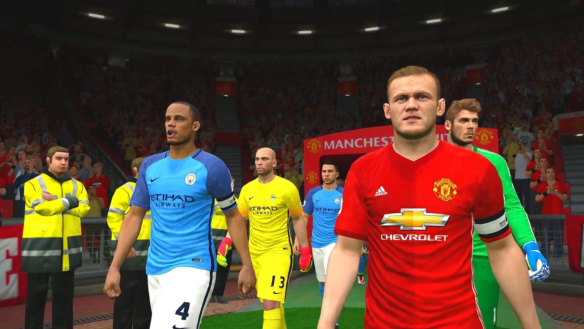 1920x1080 Premier League 2016/2017 † Manchester United vs Manchester City Gameplay -  YouTube