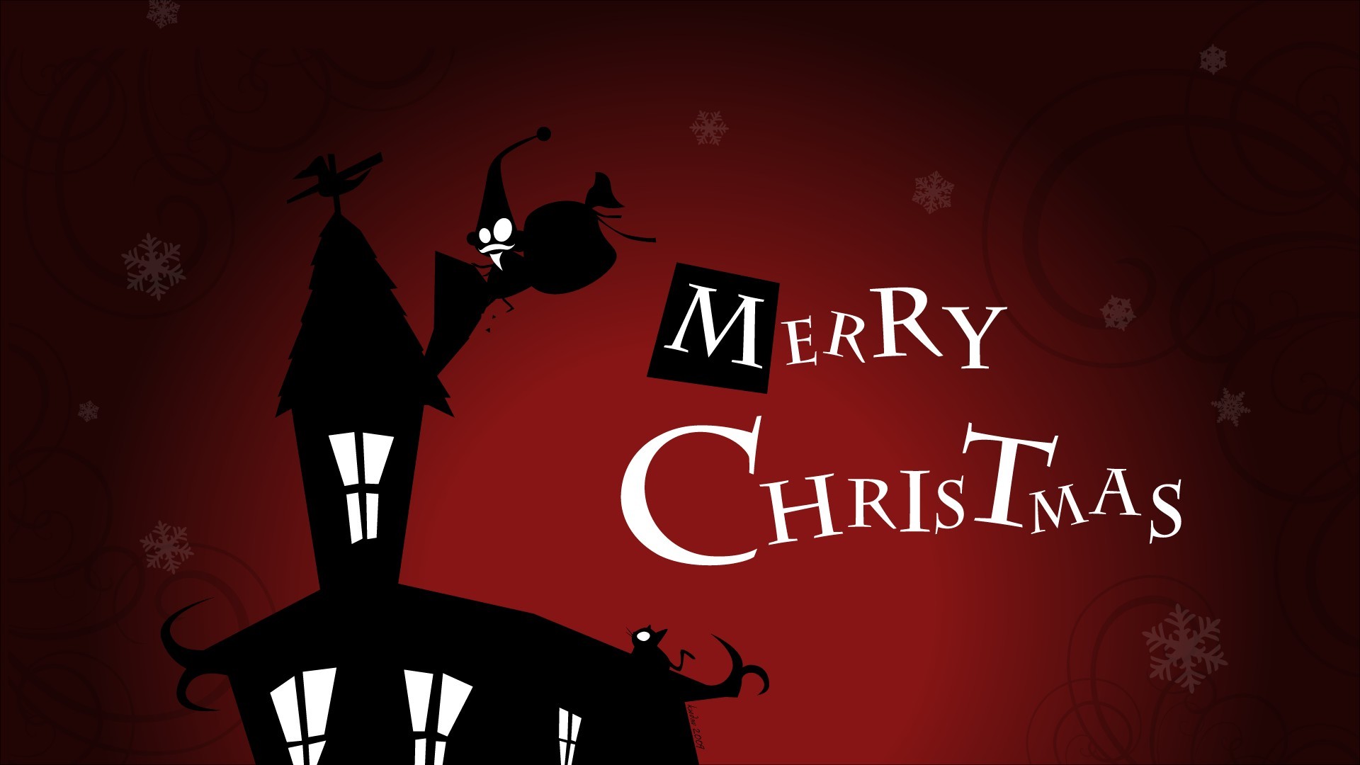 1920x1080 Merry Christmas Cartoon Images HD Wallpapers
