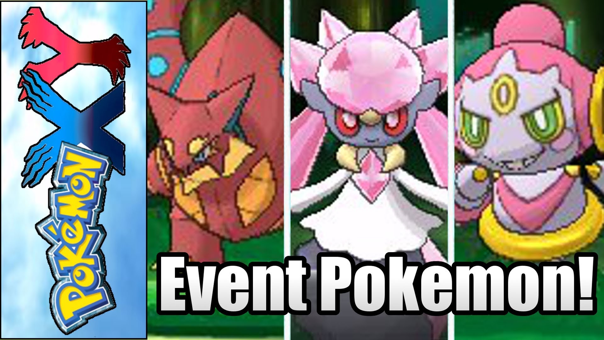 1920x1080 Pokemon X and Y - New Legendary Event Pokemon Diancie, Volcanion, Hoopa and Mega  Latios and Latias! - YouTube