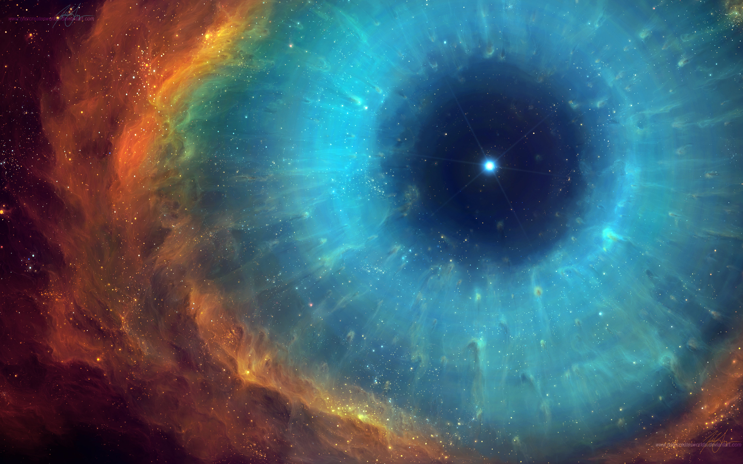 2560x1600 Supernova Stars Explosion Blue wallpaper |  | 70802 | WallpaperUP