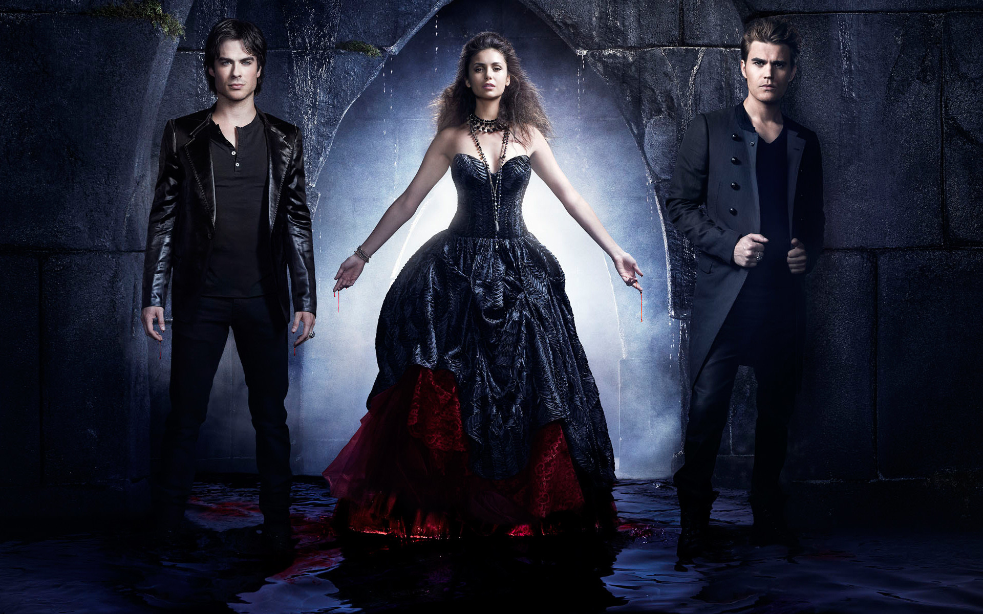 1920x1200 The Vampire Diaries Season 4 Poster