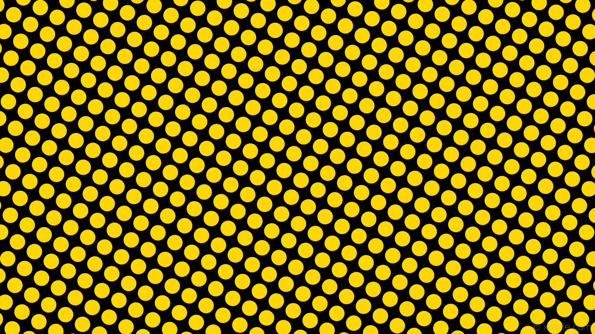 1920x1080 wallpaper spots black dots yellow polka gold #000000 #ffd700 330Â° 50px 63px
