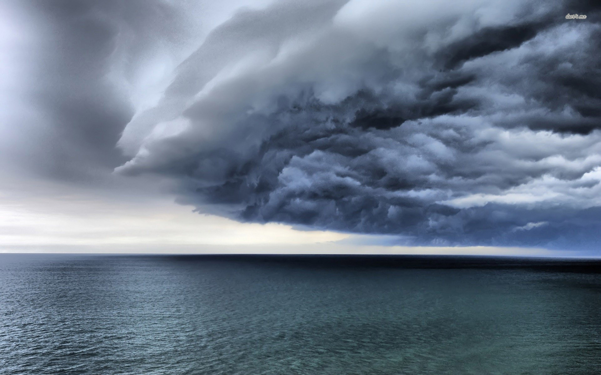 1920x1200 Ocean Storm Clouds