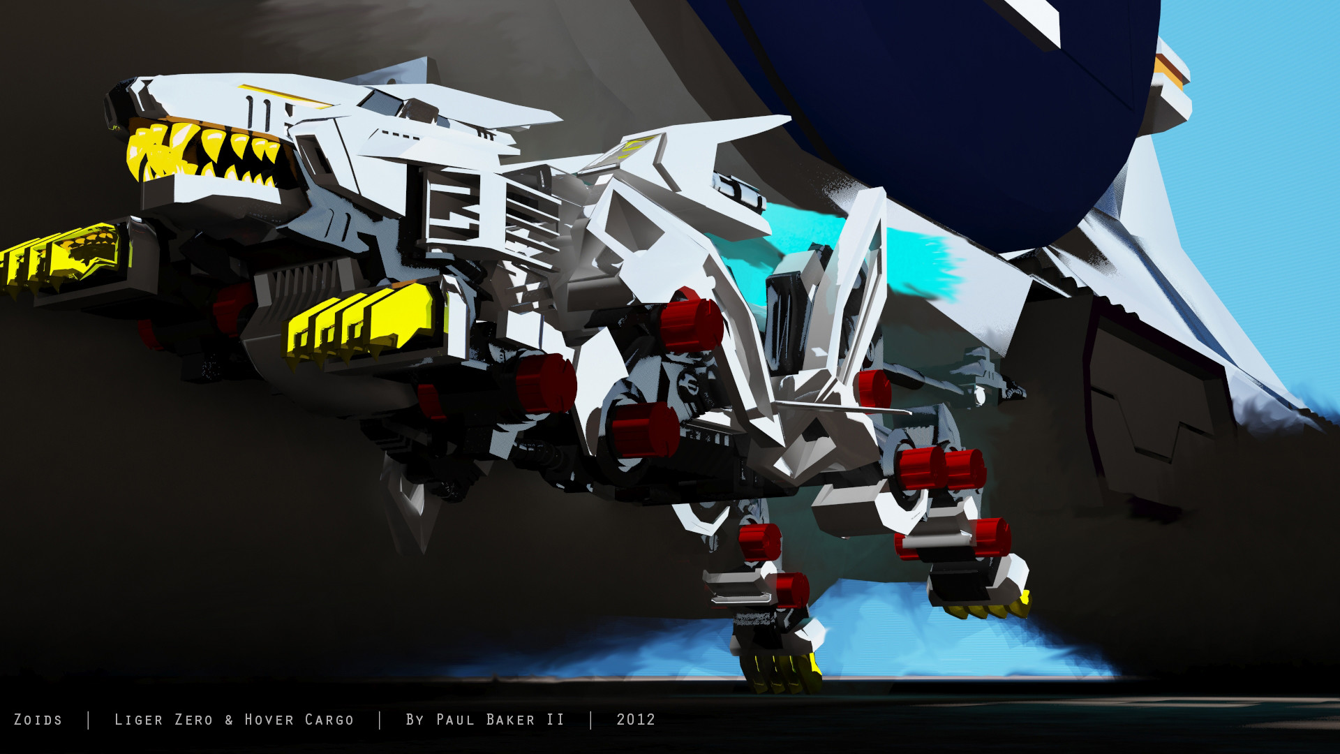 1920x1080 ... Liger Zero and Hover Cargo by mufasa561