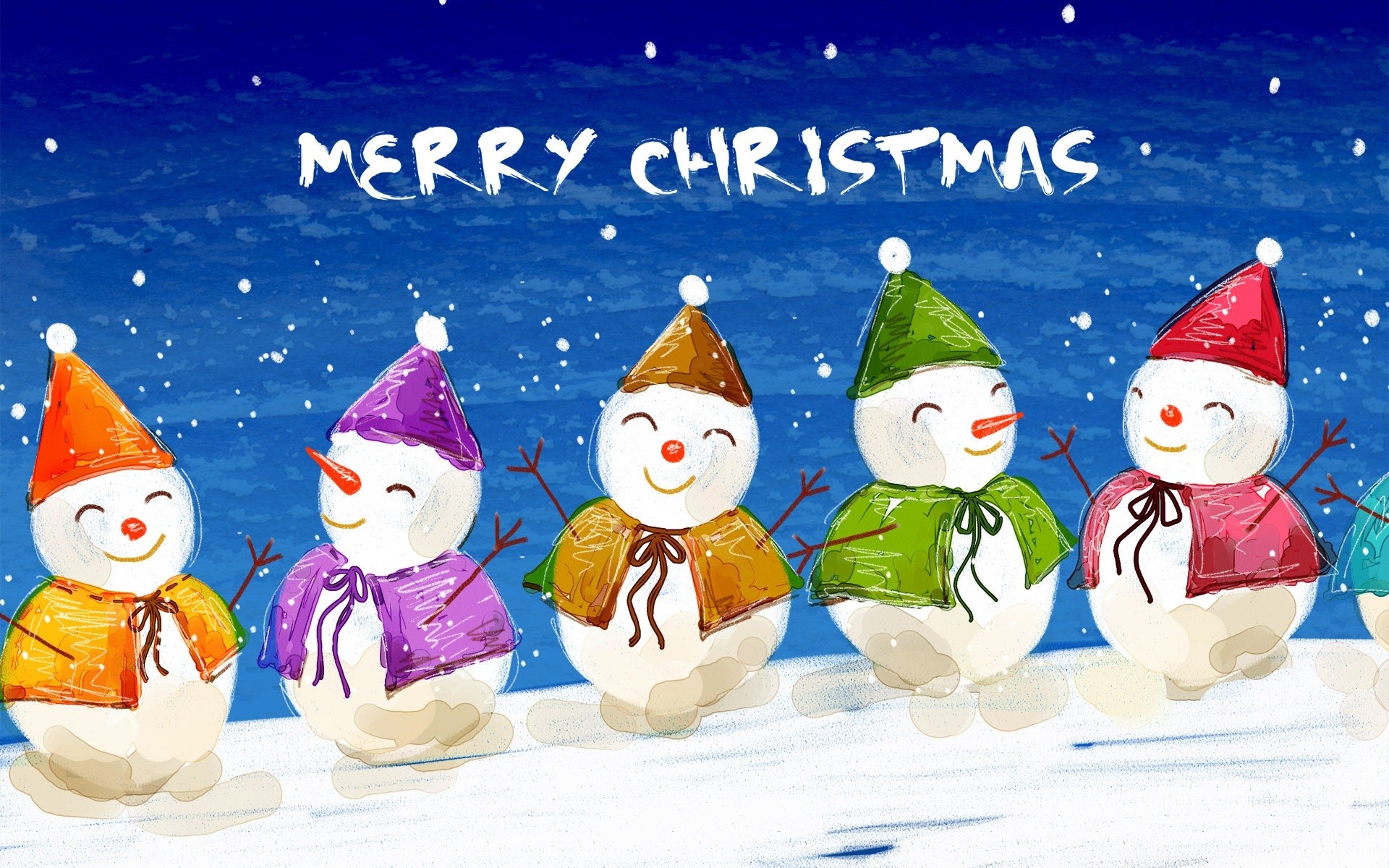 1920x1200 Animated Merry Christmas Wallpaper