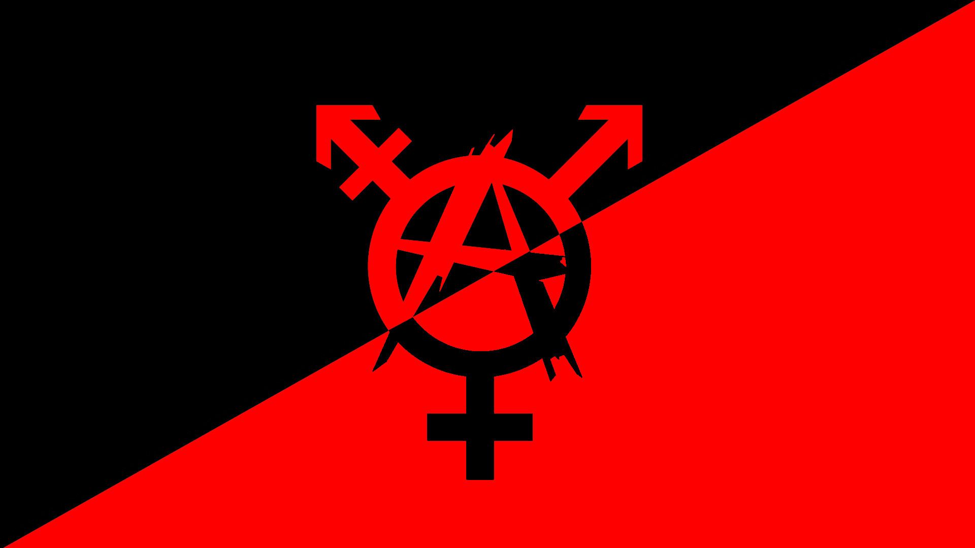 1920x1080 Trans Anarcho-Communist Flag ...