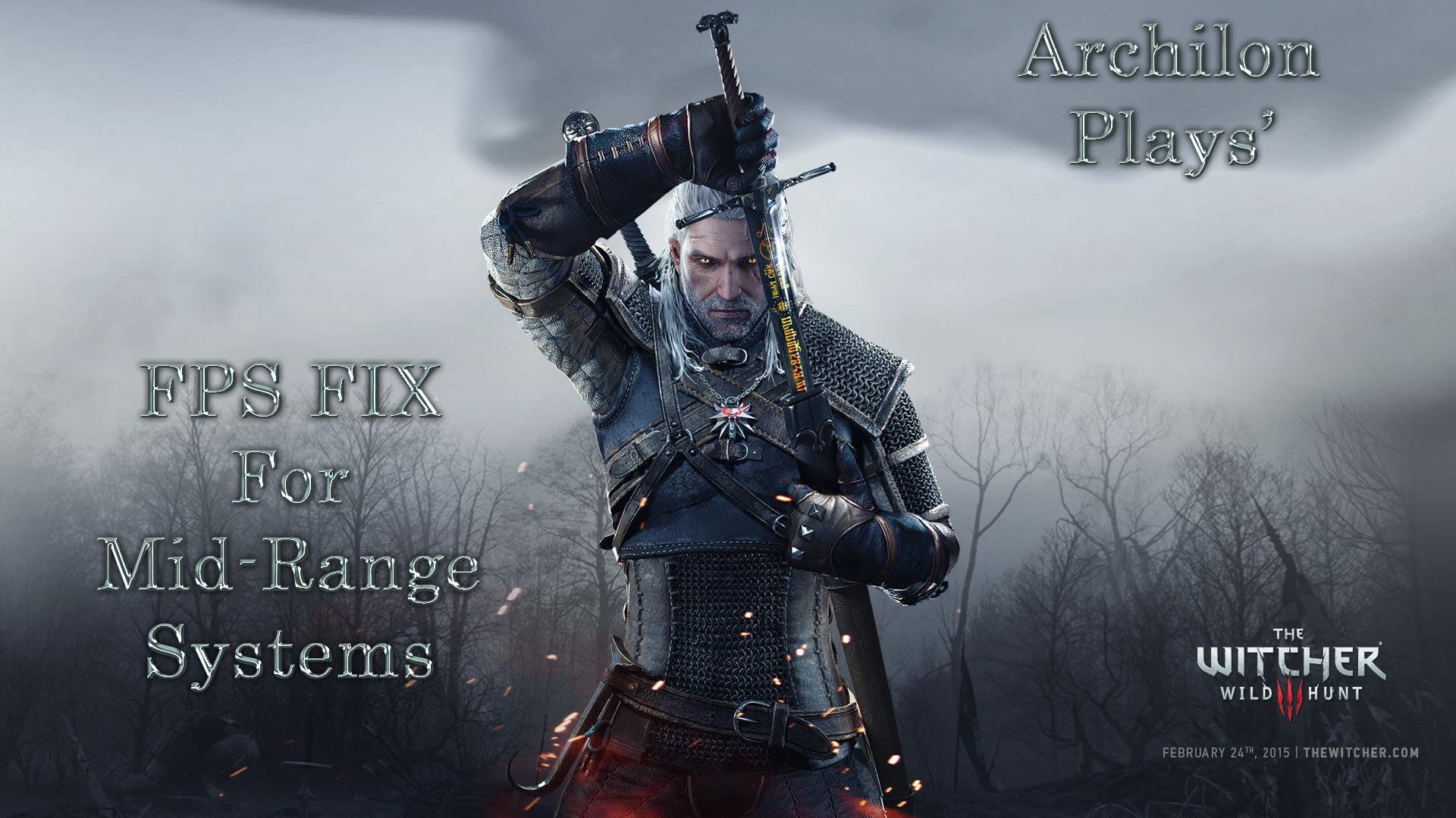 1920x1080 The Witcher 3: Wild Hunt [FPS Fix] - How to get Solid 60 FPS + VSync -  YouTube