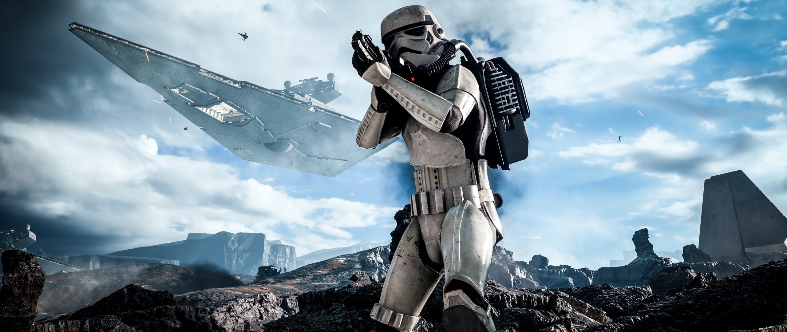 2560x1080 Preview wallpaper star wars, battlefront, electronic arts 