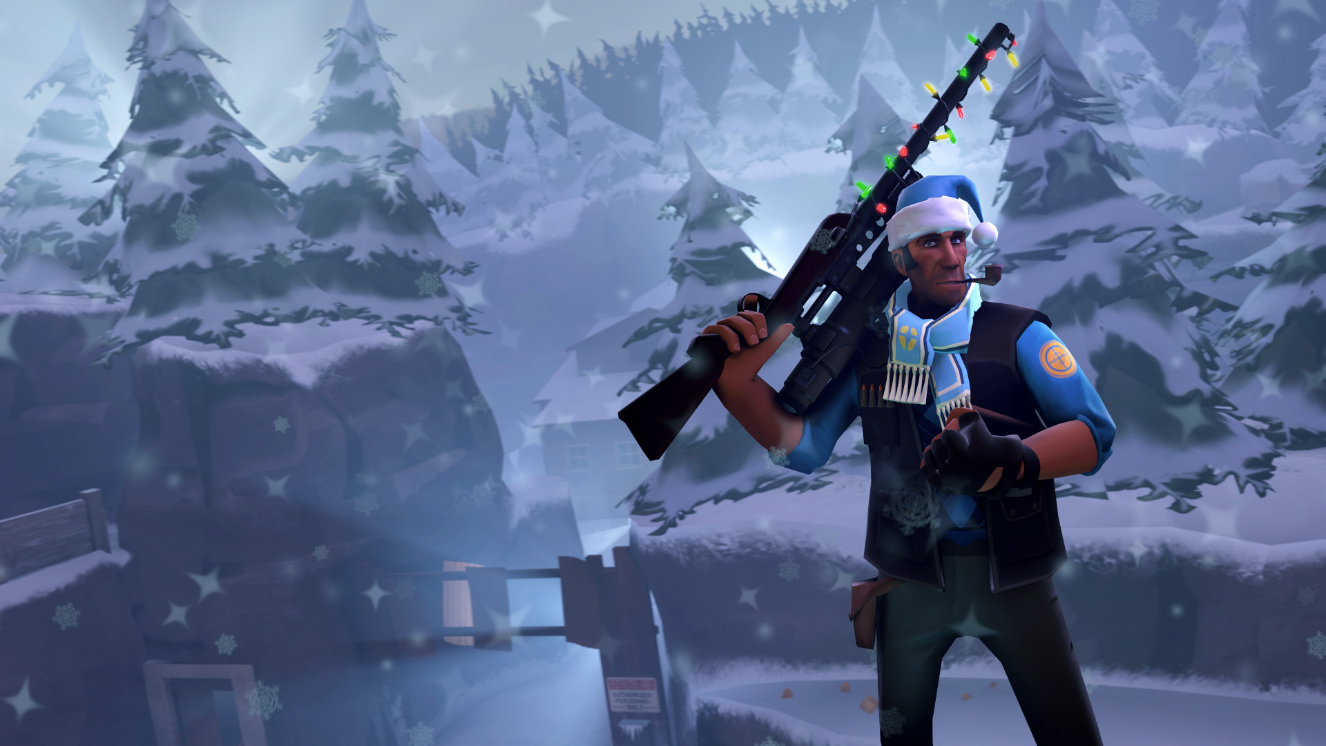 1920x1080 ... Team Fortress 2 - Jolly Sniper in Winter Paradise by TonyC445