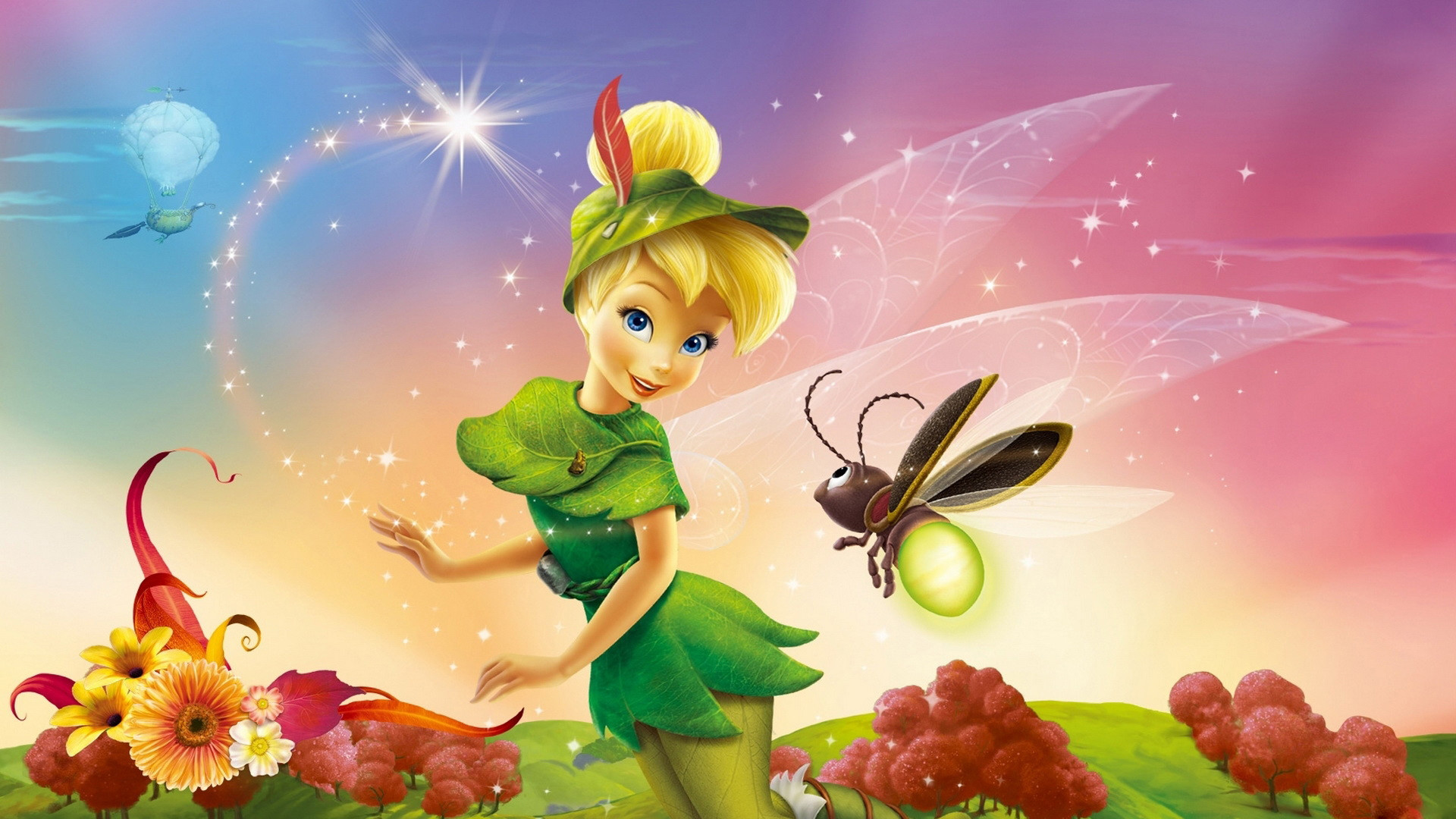 1920x1080 Best Animation movies - Peter Pan - Tinker Bell - New