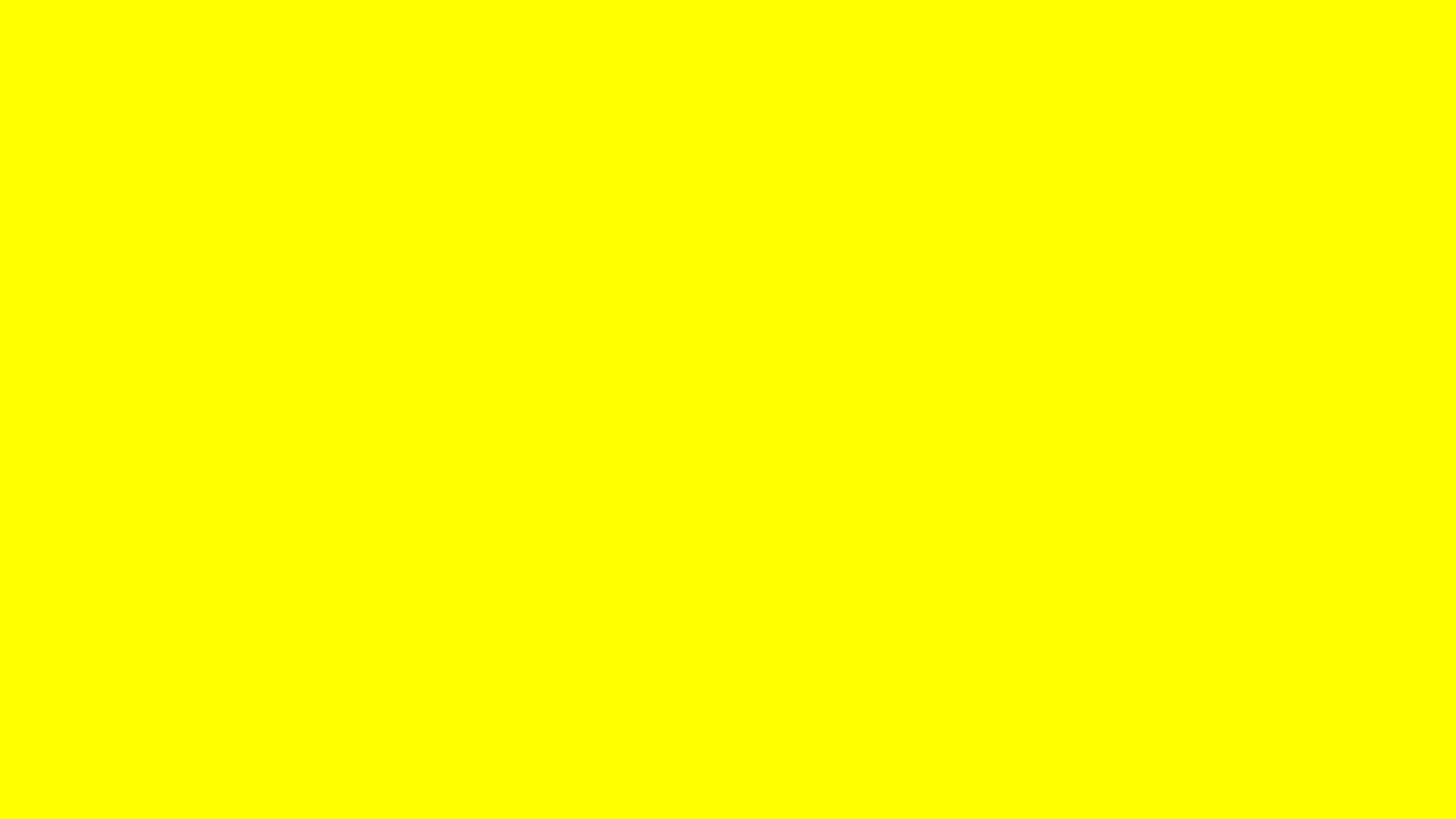 2560x1440 Yellow Solid Color Wallpaper