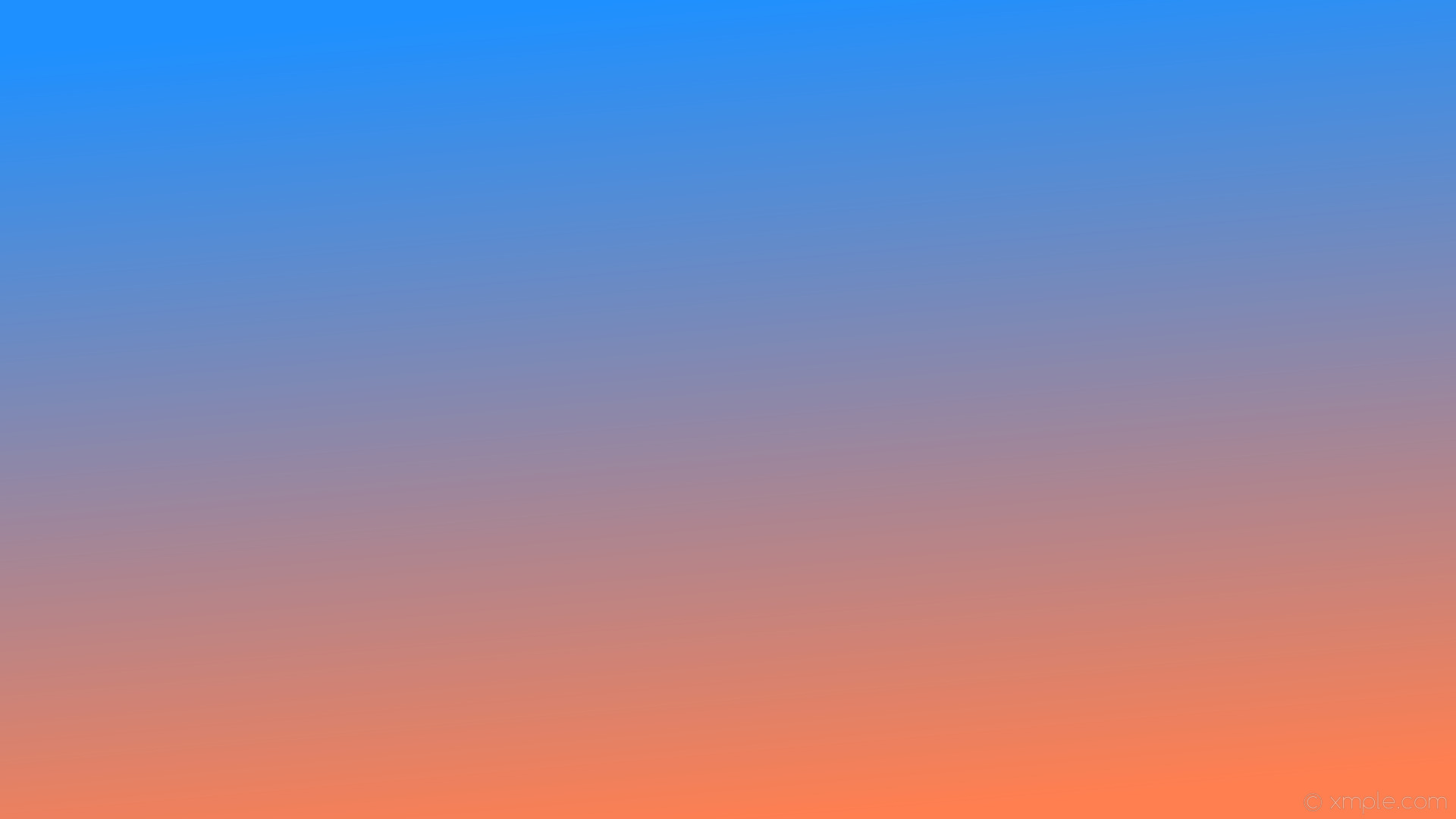 1920x1080 wallpaper gradient blue orange linear dodger blue coral #1e90ff #ff7f50 105Â°