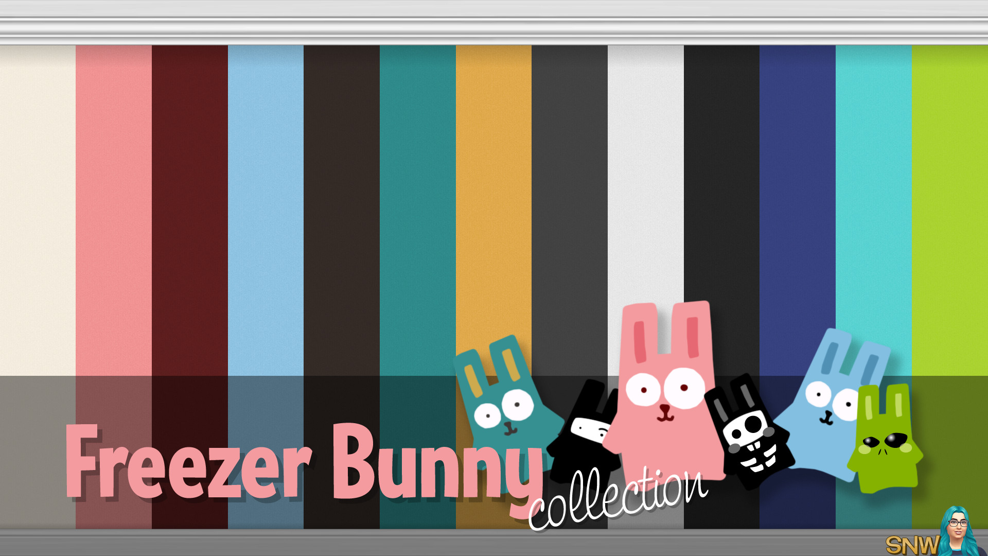 1920x1080 Freezer Bunny Collection: Plain Wallpapers. Find this Pin and more on The  Sims 4 CC ...