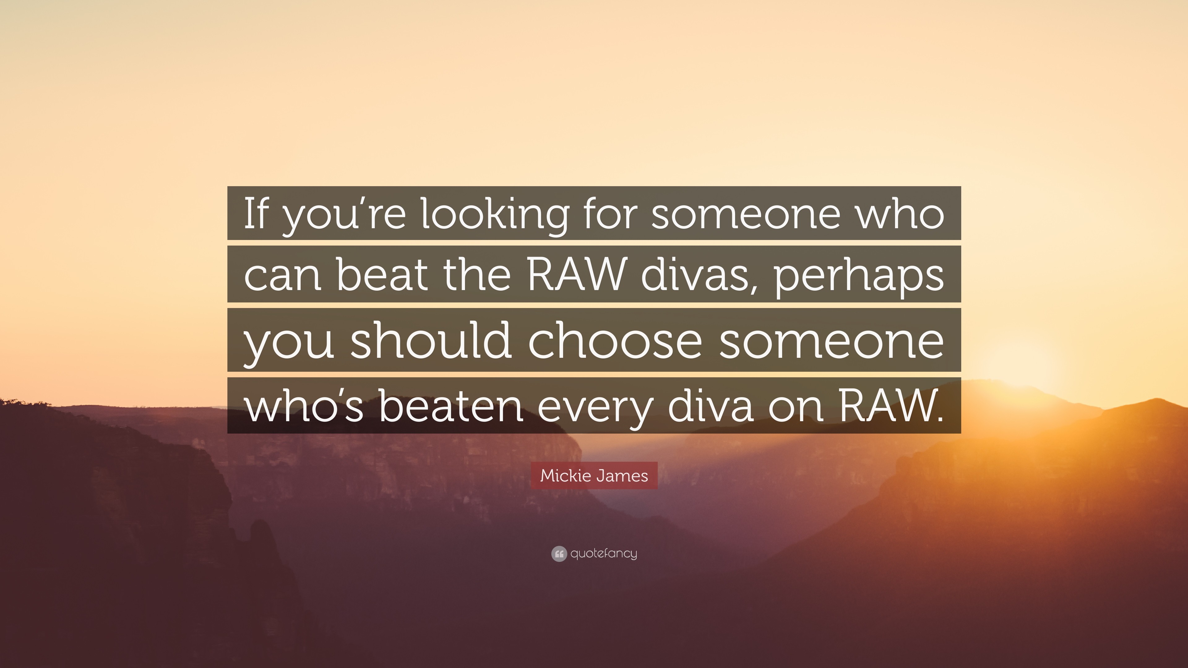 3840x2160 Mickie James Quote: “If you're looking for someone who can beat the