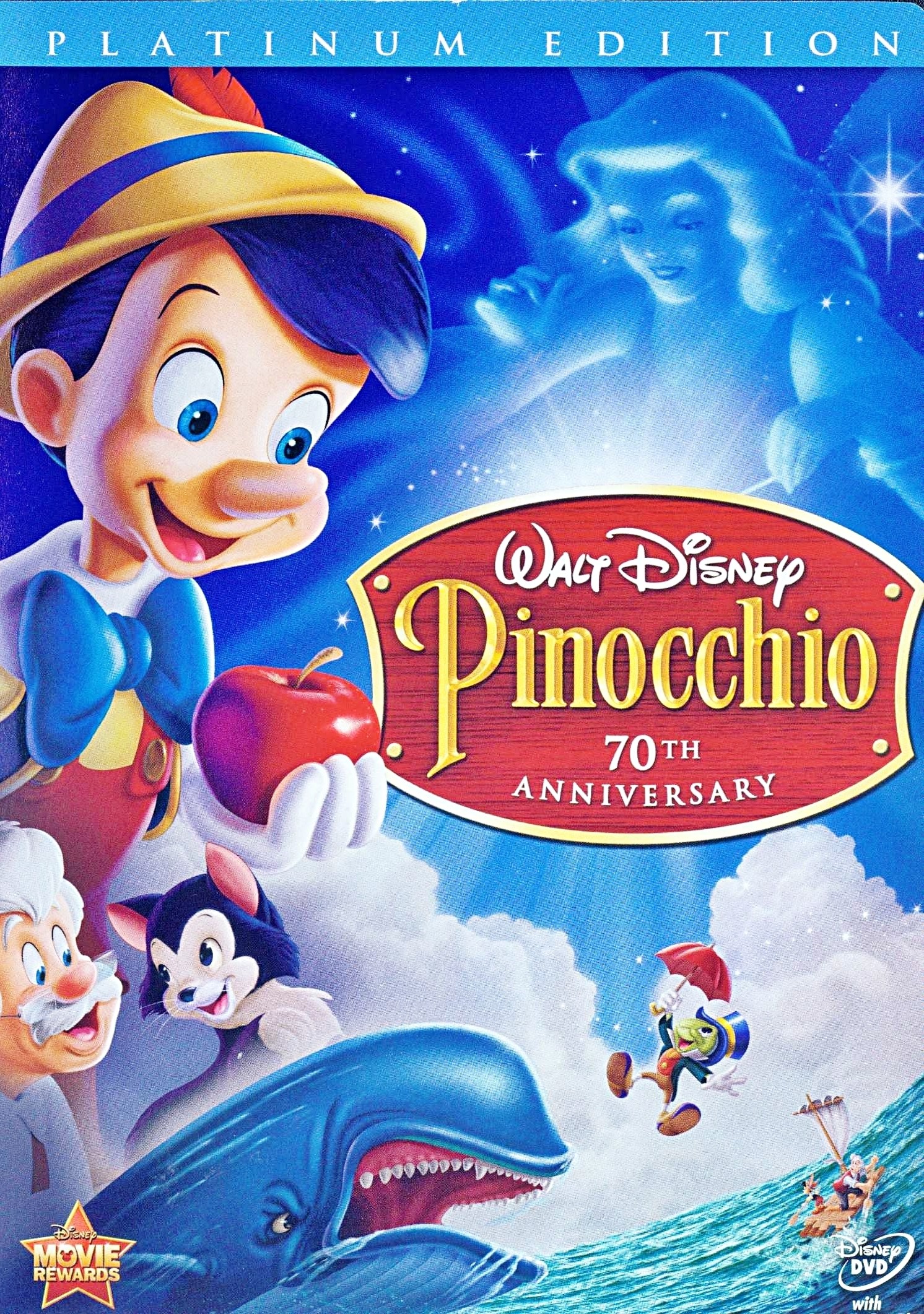 1492x2122 Pinocchio (1940) (Platinum Edition 2-Disc DVD).jpg | Disney Wiki | FANDOM  powered by Wikia