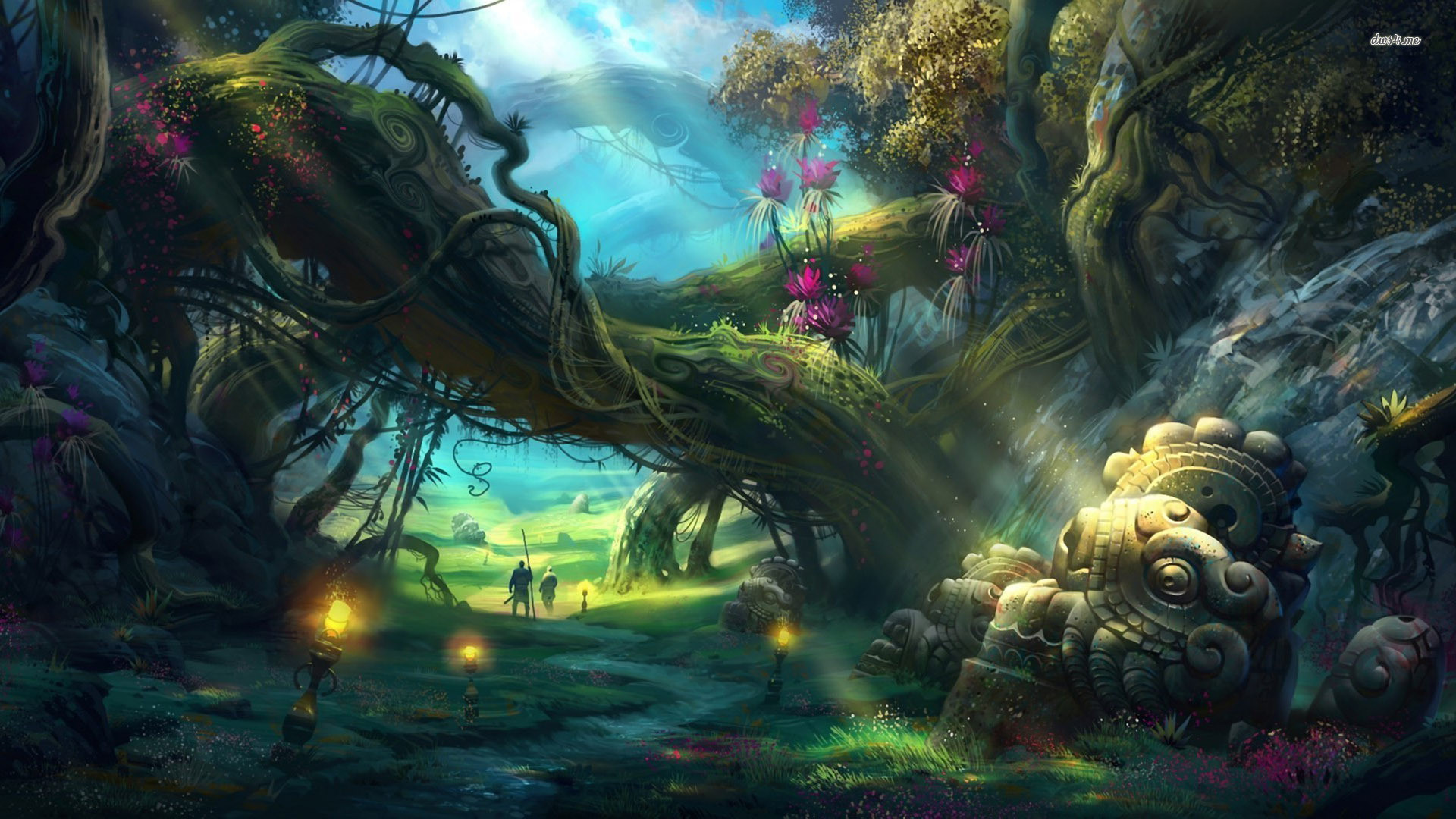 1920x1080 Adventures The Enchanted Forest
