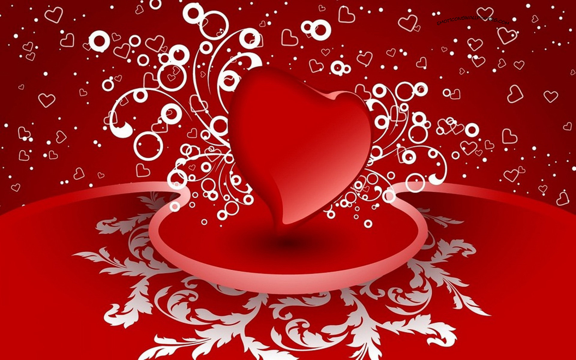1920x1200 3D Heart Valentine Creative HD Wallpaper #1013 Wallpaper