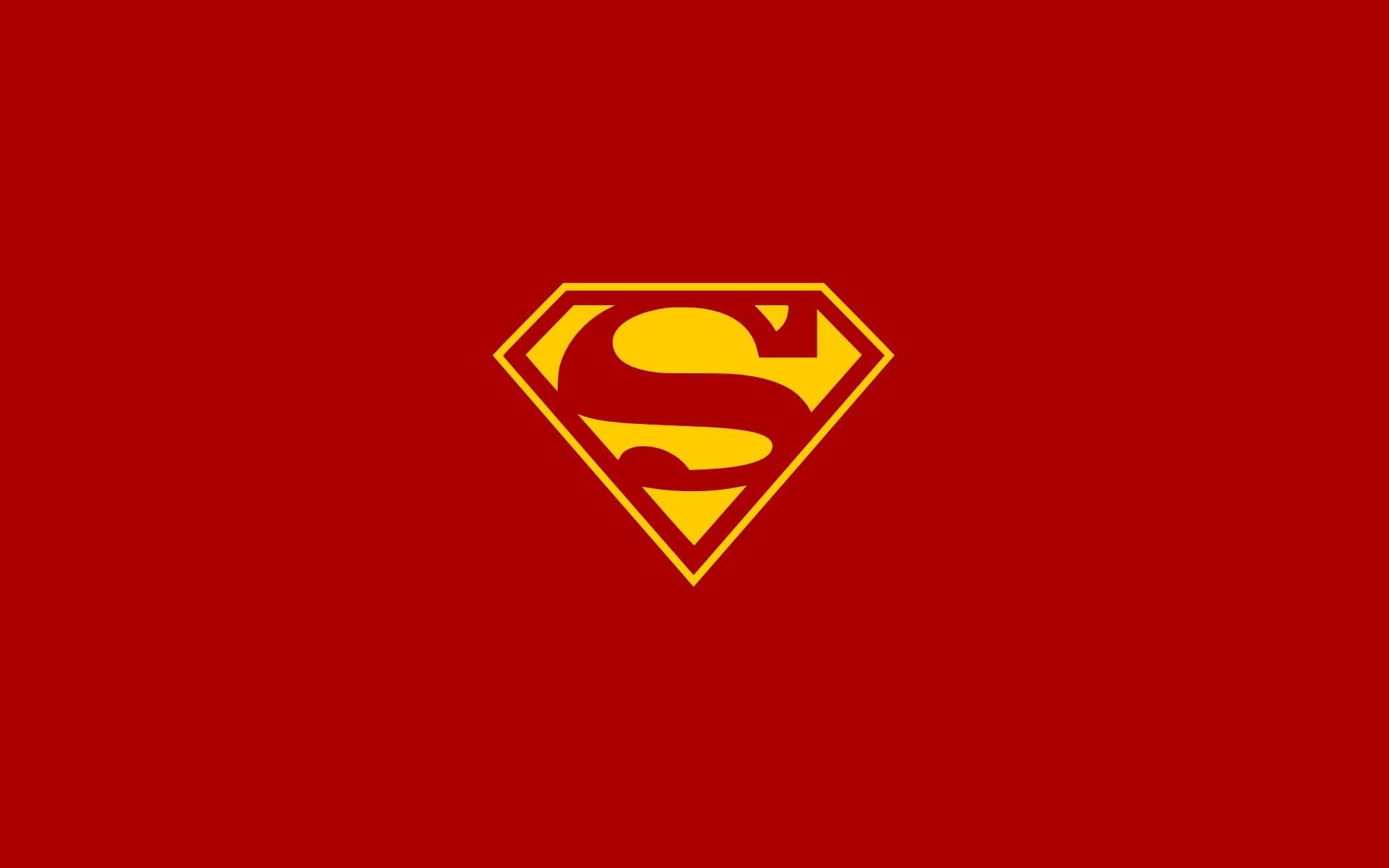 1920x1200 Red dc comics superman superheroes logo simple.