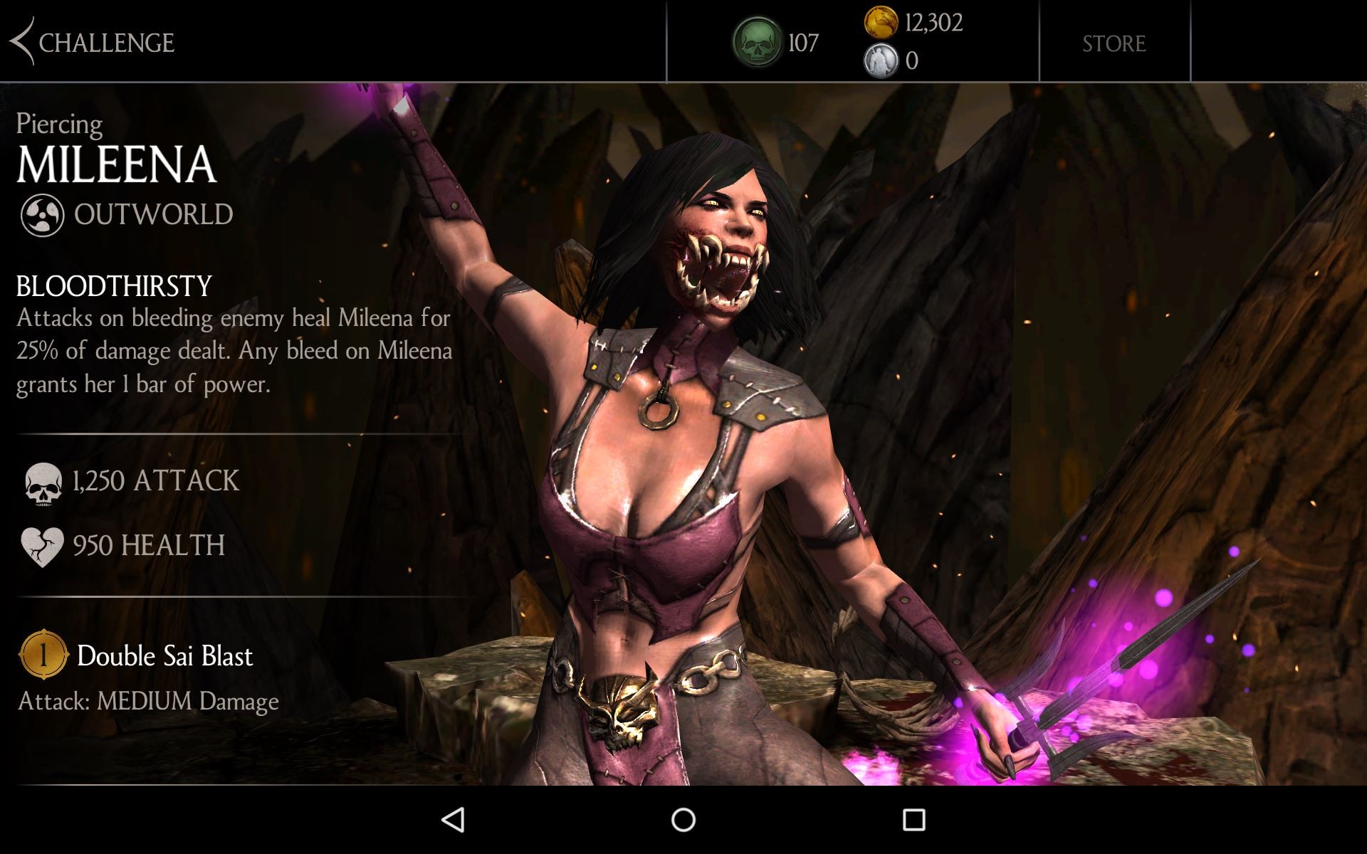 1920x1200 ... Mortal Kombat X Mobile Piercing Mileena Challenge Screenshot 03 ...