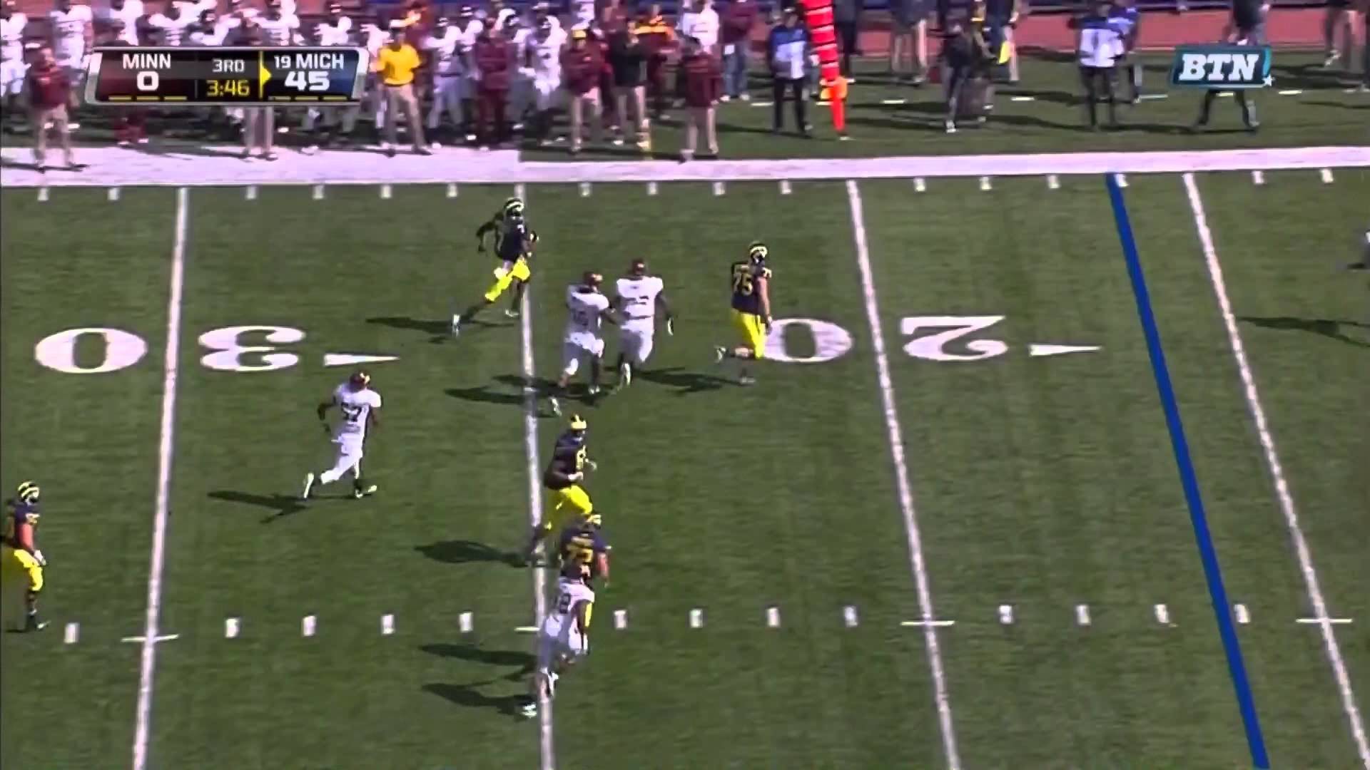 1920x1080 Michigan Wolverines Football: Devin Gardner- Only The Sideline Can Bring  Him Down-HD