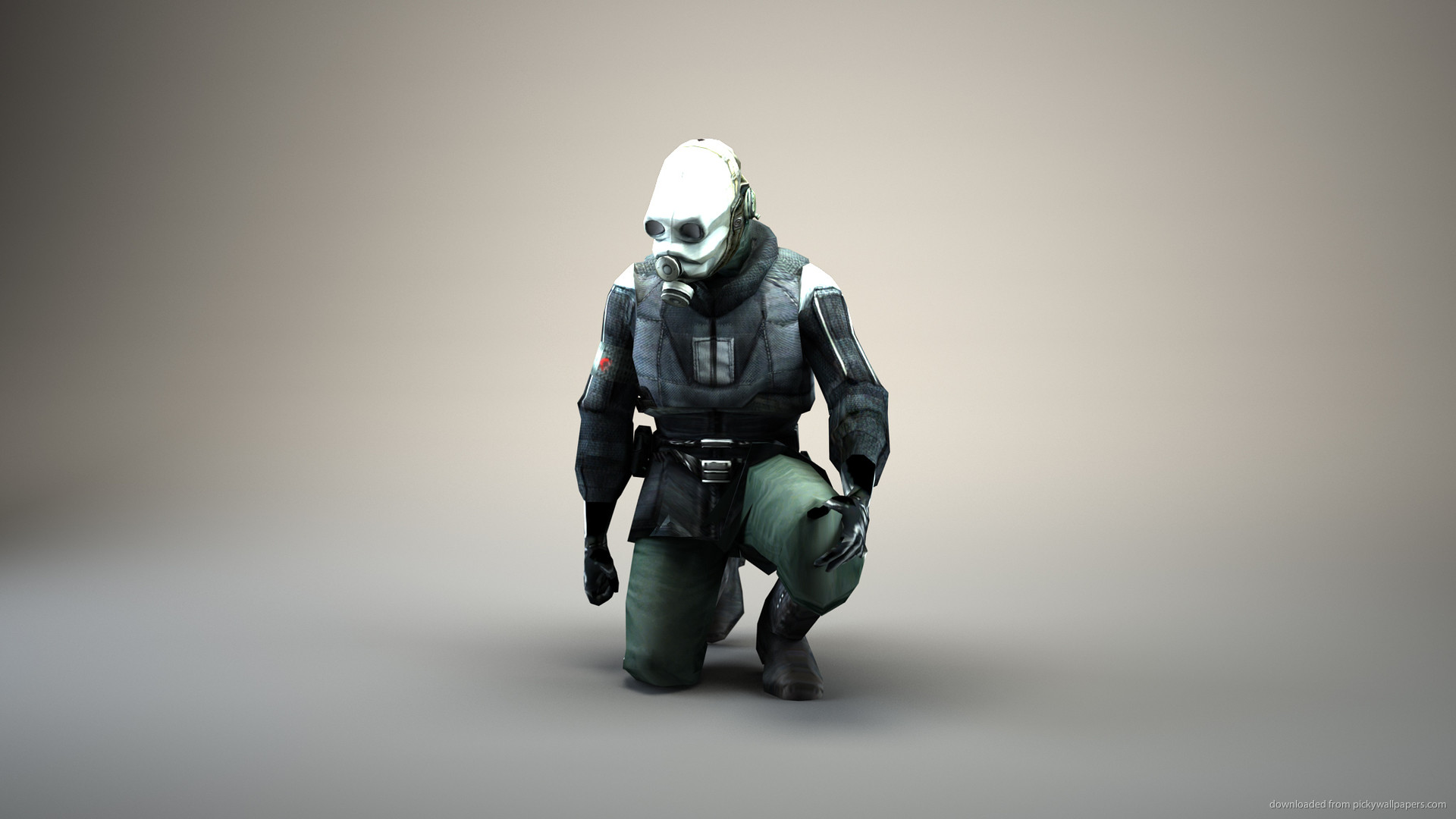 1920x1080 HD Half-Life City 17 Policeman render wallpaper