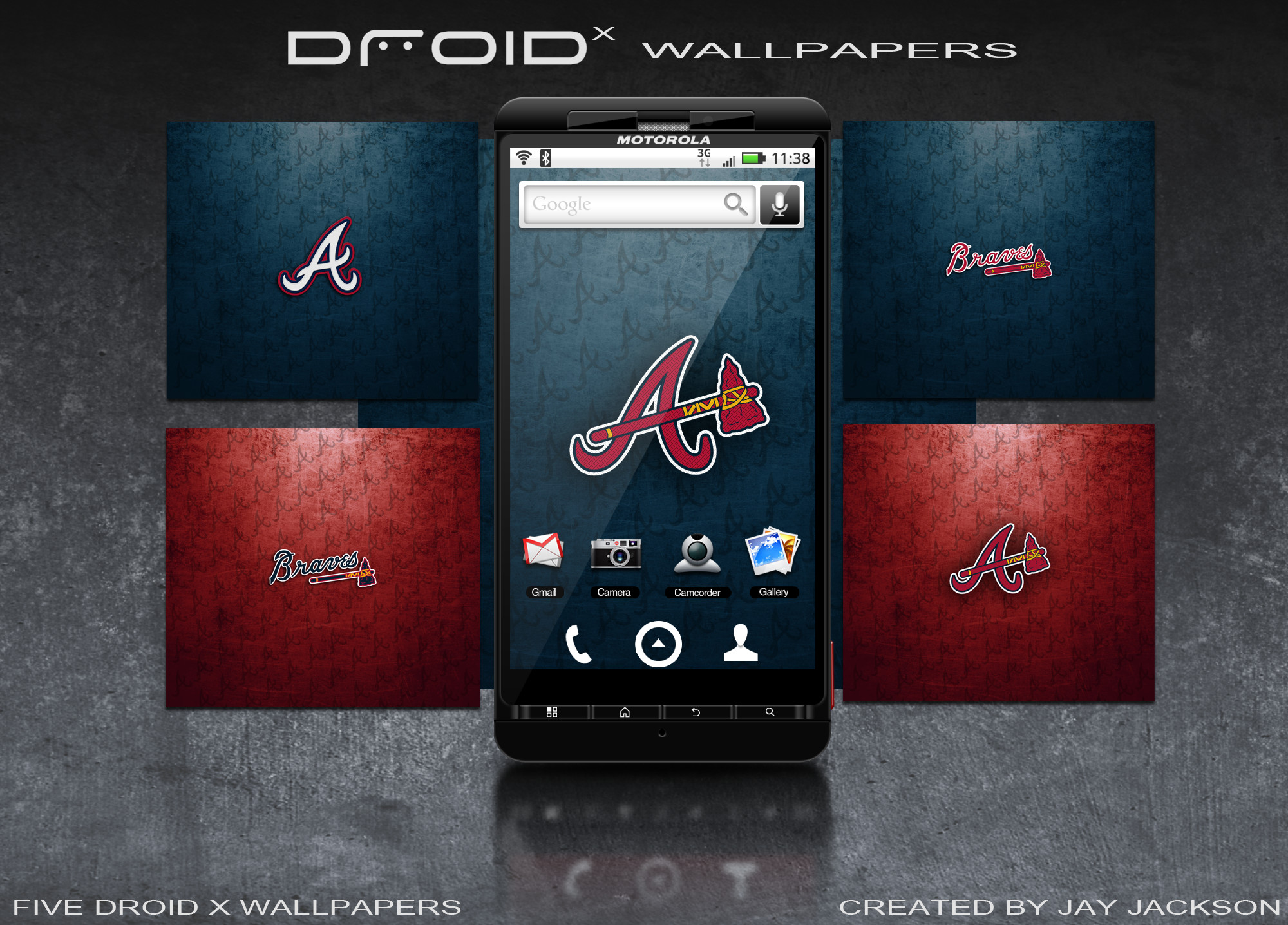 2000x1436 LateRainyNights 11 7 Braves Droid x Wallpapers by JayJaxon