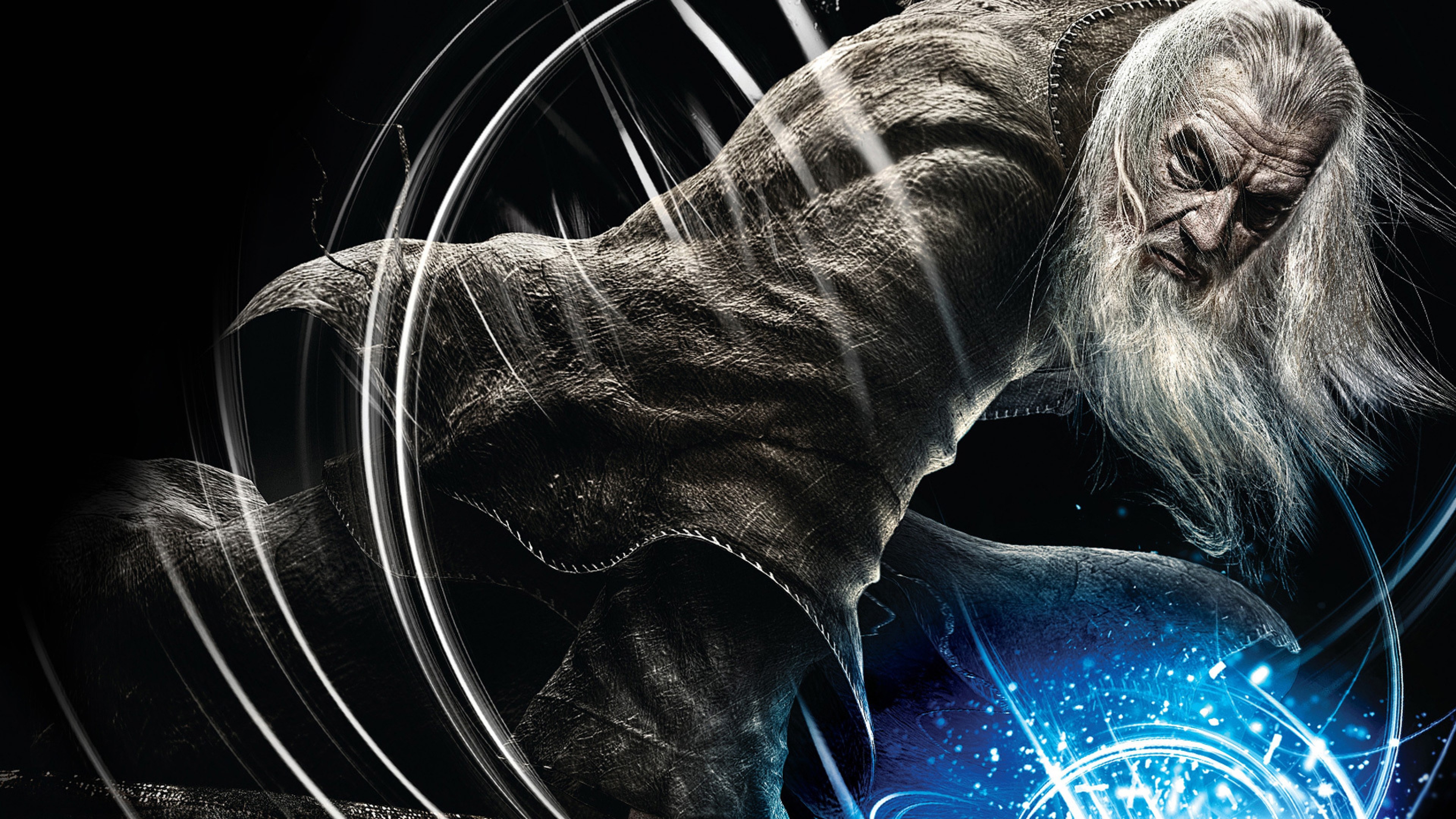3840x2160 Preview wallpaper the lord of the rings, guardians of middle-earth, gandalf,