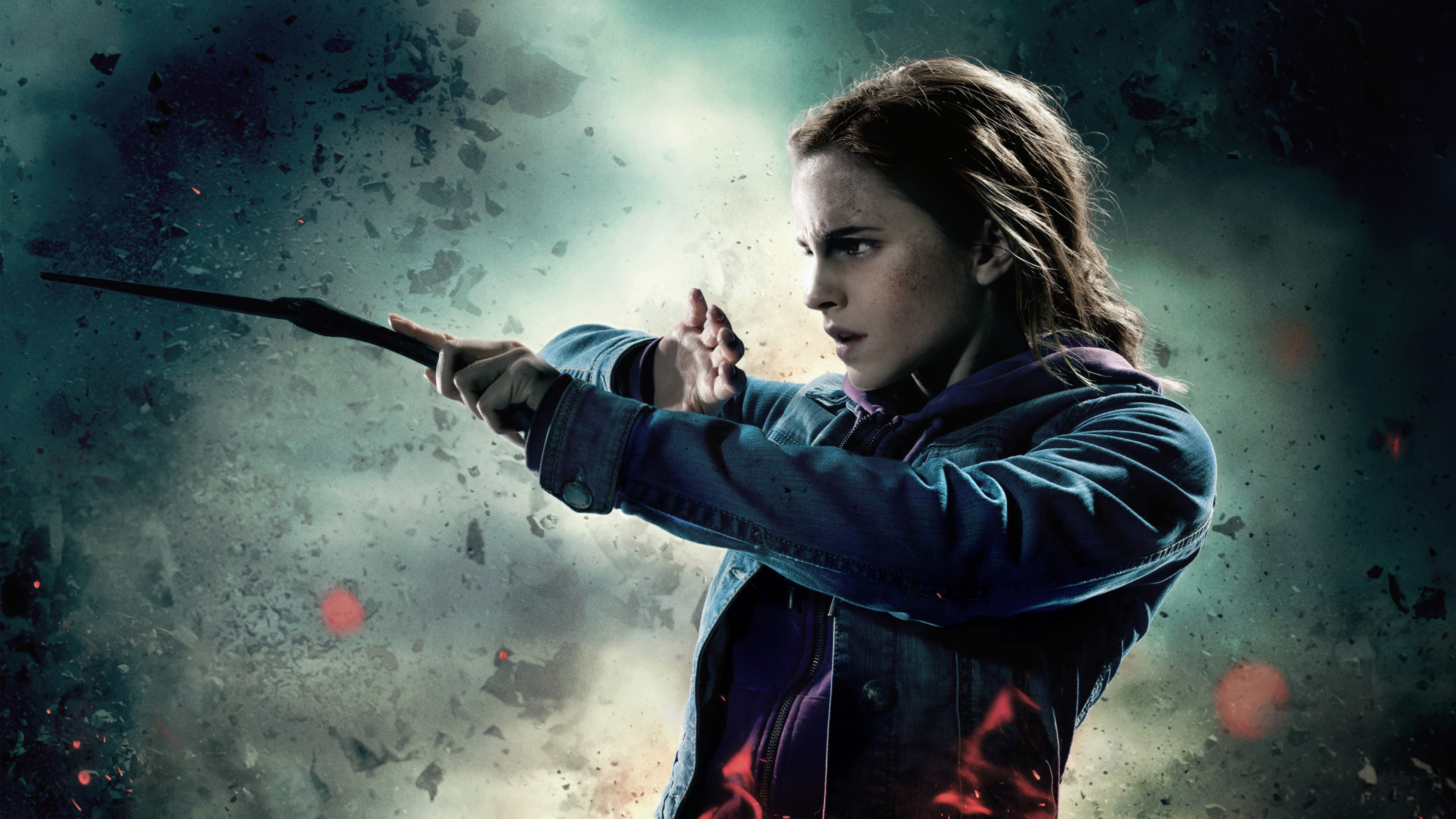 3840x2160 Hermione Harry Potter and the Deathly Hallows Part 2