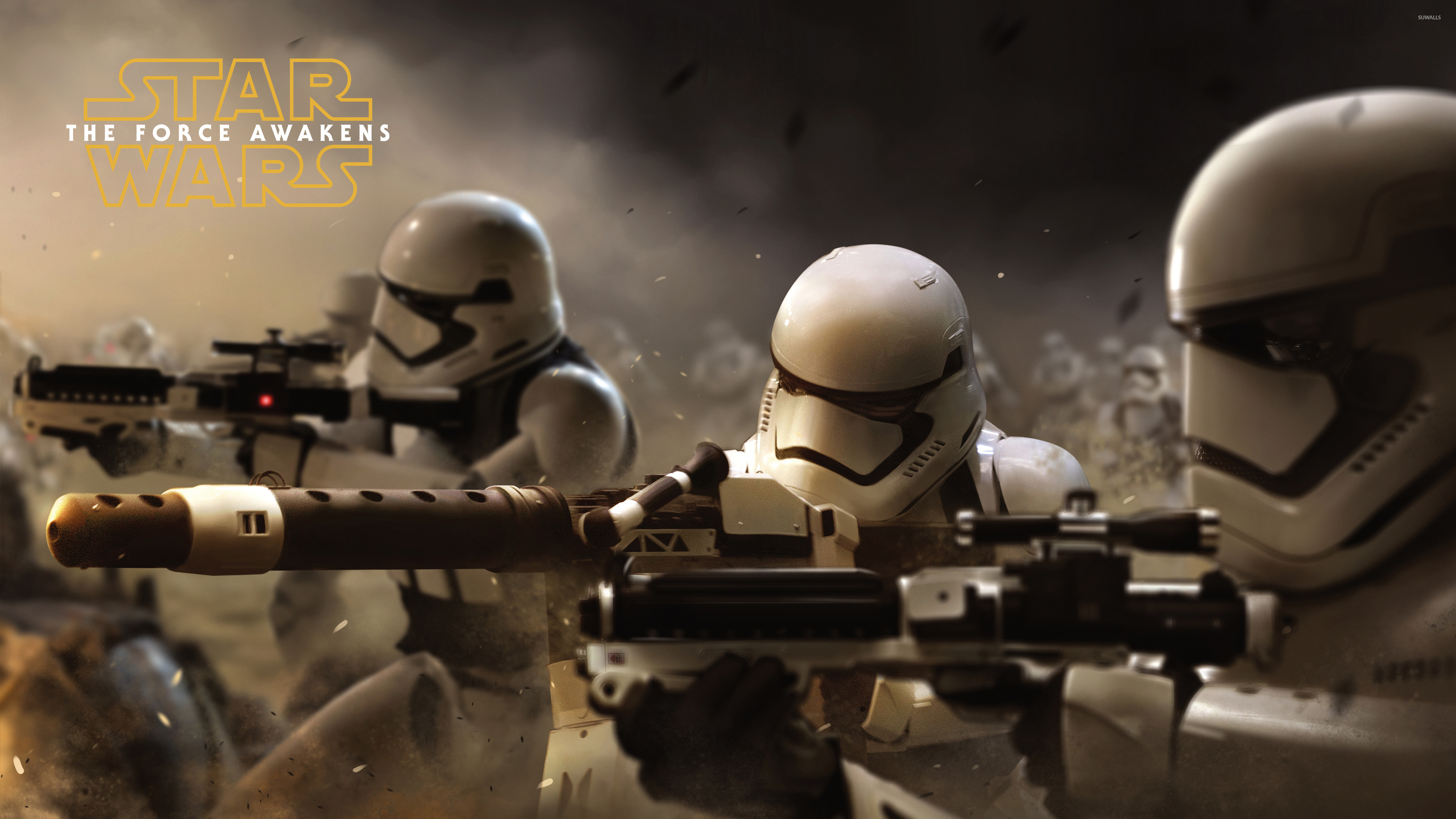 3840x2160 Stormtroopers in Star Wars: The Force Awakens wallpaper