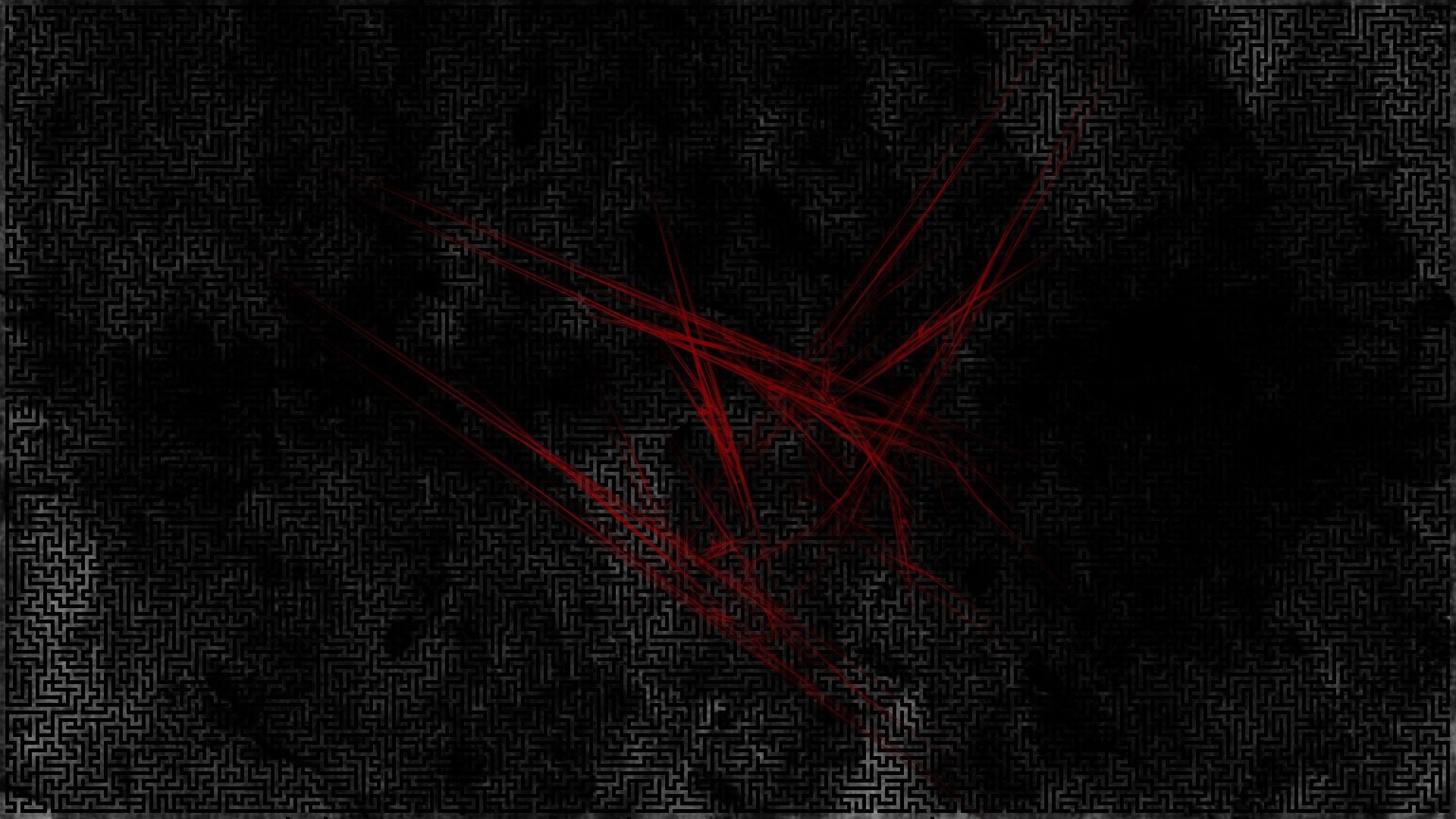 1920x1080 abstract black red Labyrinth wallpaper background