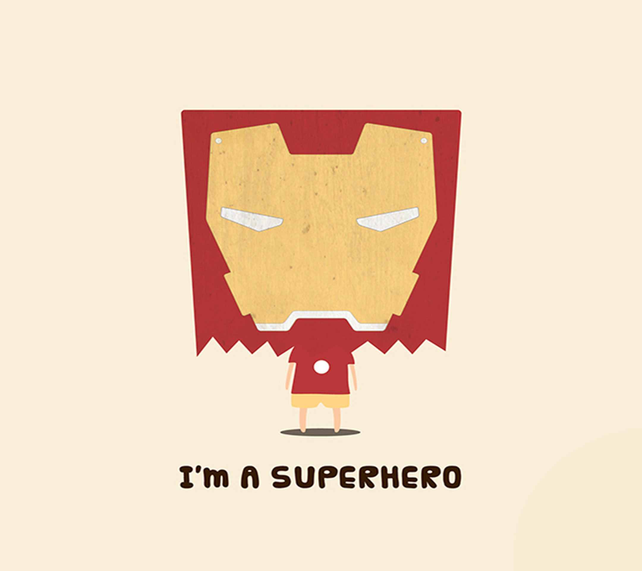 2160x1920 I'm a #superhero - #cute #ironman Android wallpaper @mobile9