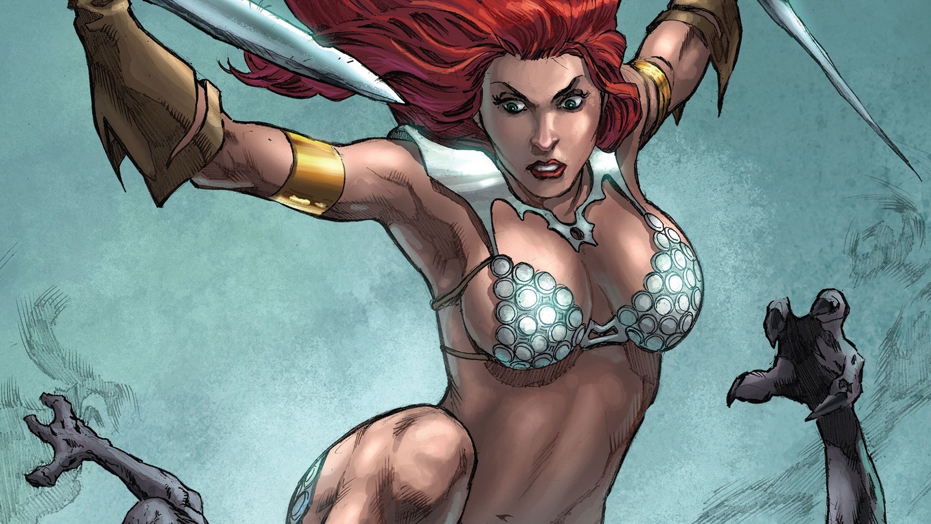 1920x1080 red sonja wallpaper free - red sonja category