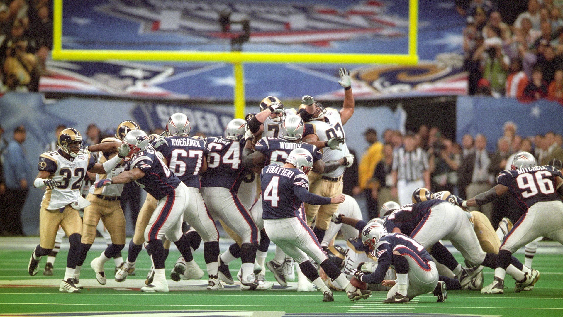 1920x1080 New England Patriots images Adam Vinatieri's Super Bowl Winning Field Goal  HD wallpaper and background photos