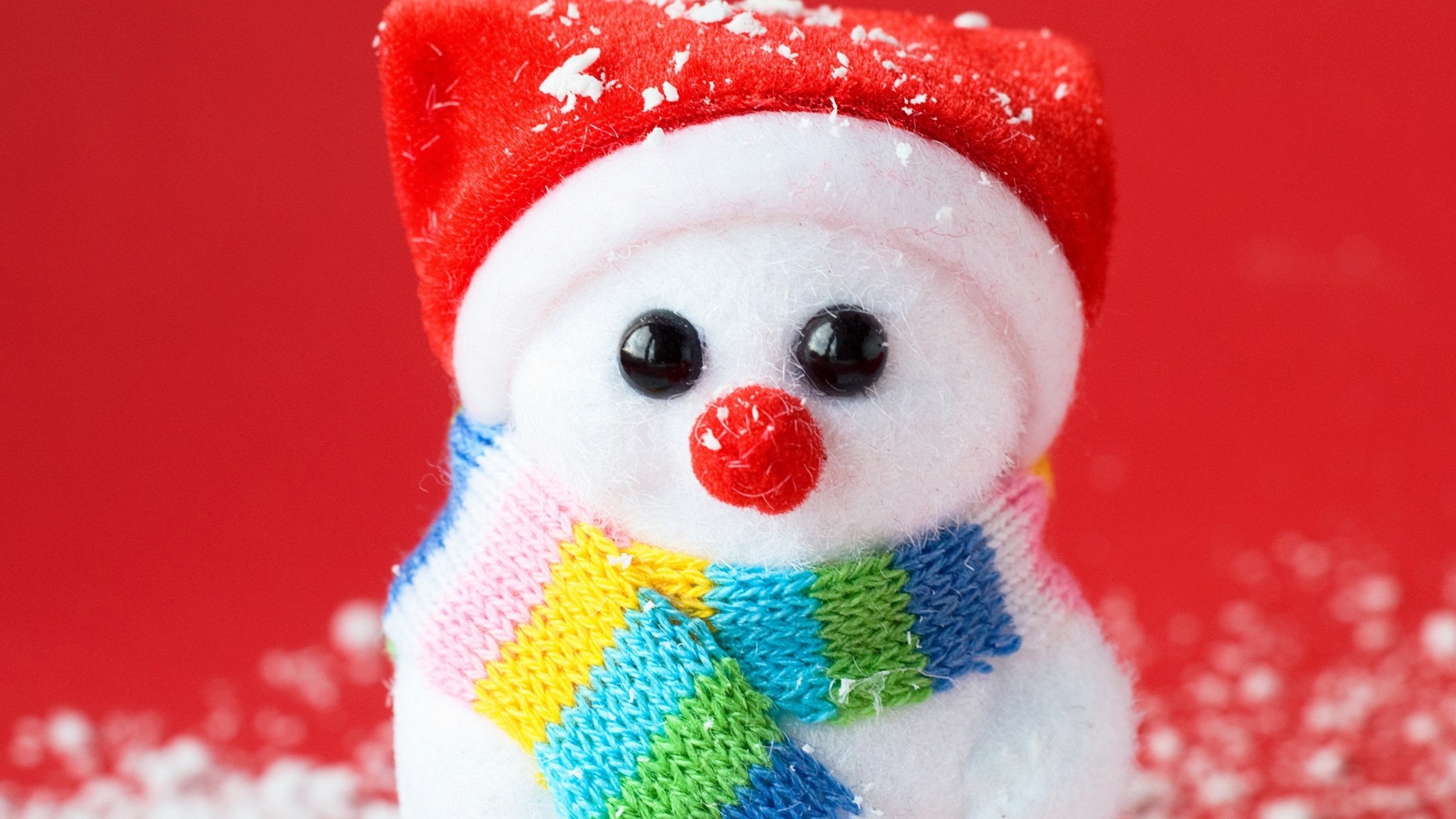 2560x1440  Snowman Christmas Ornament