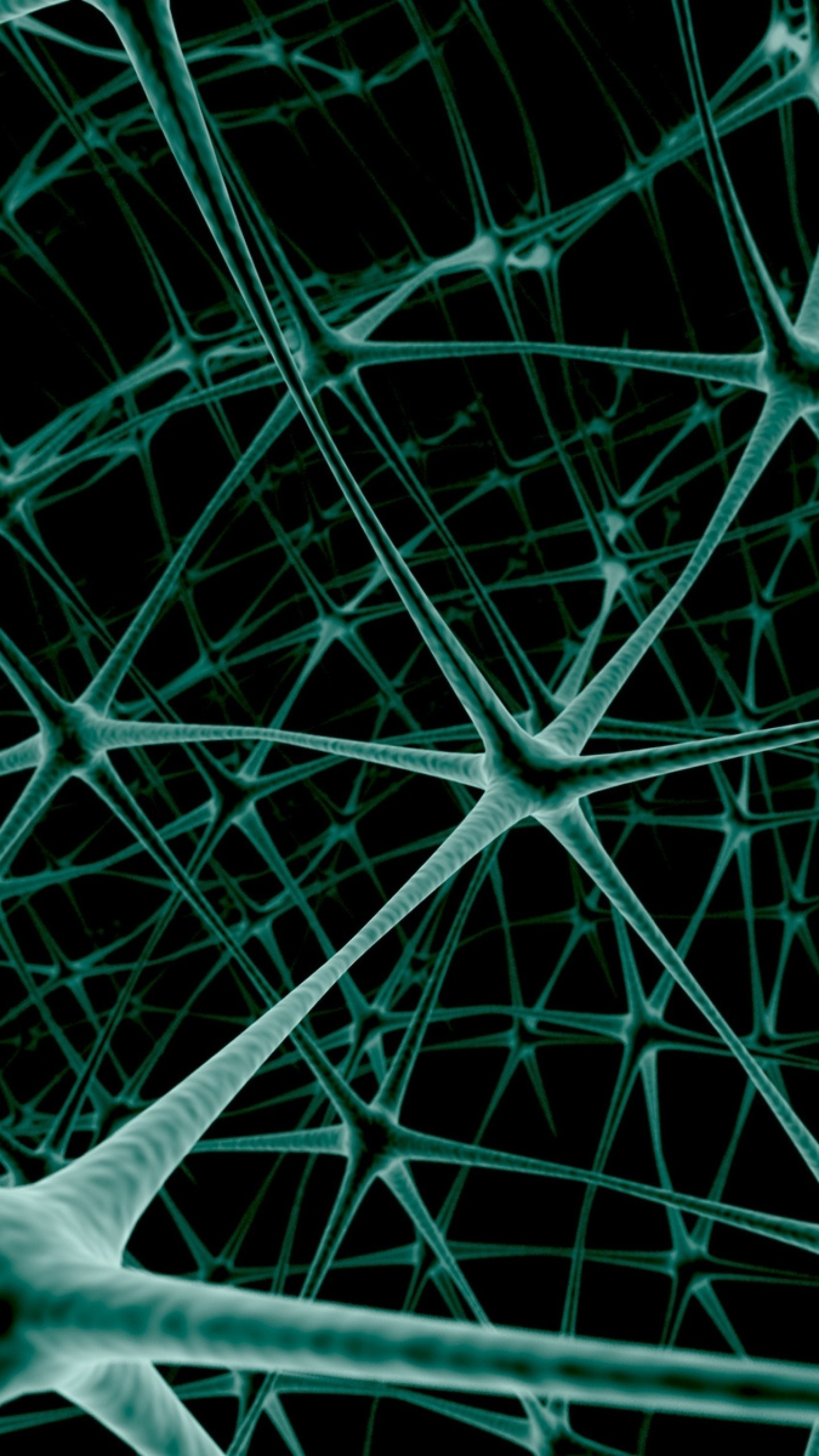 1440x2560  Wallpaper net, neurons, light, bond, ball