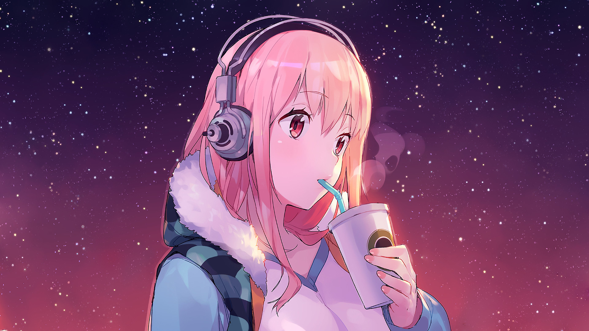 1920x1080 The girl is Super Sonico.