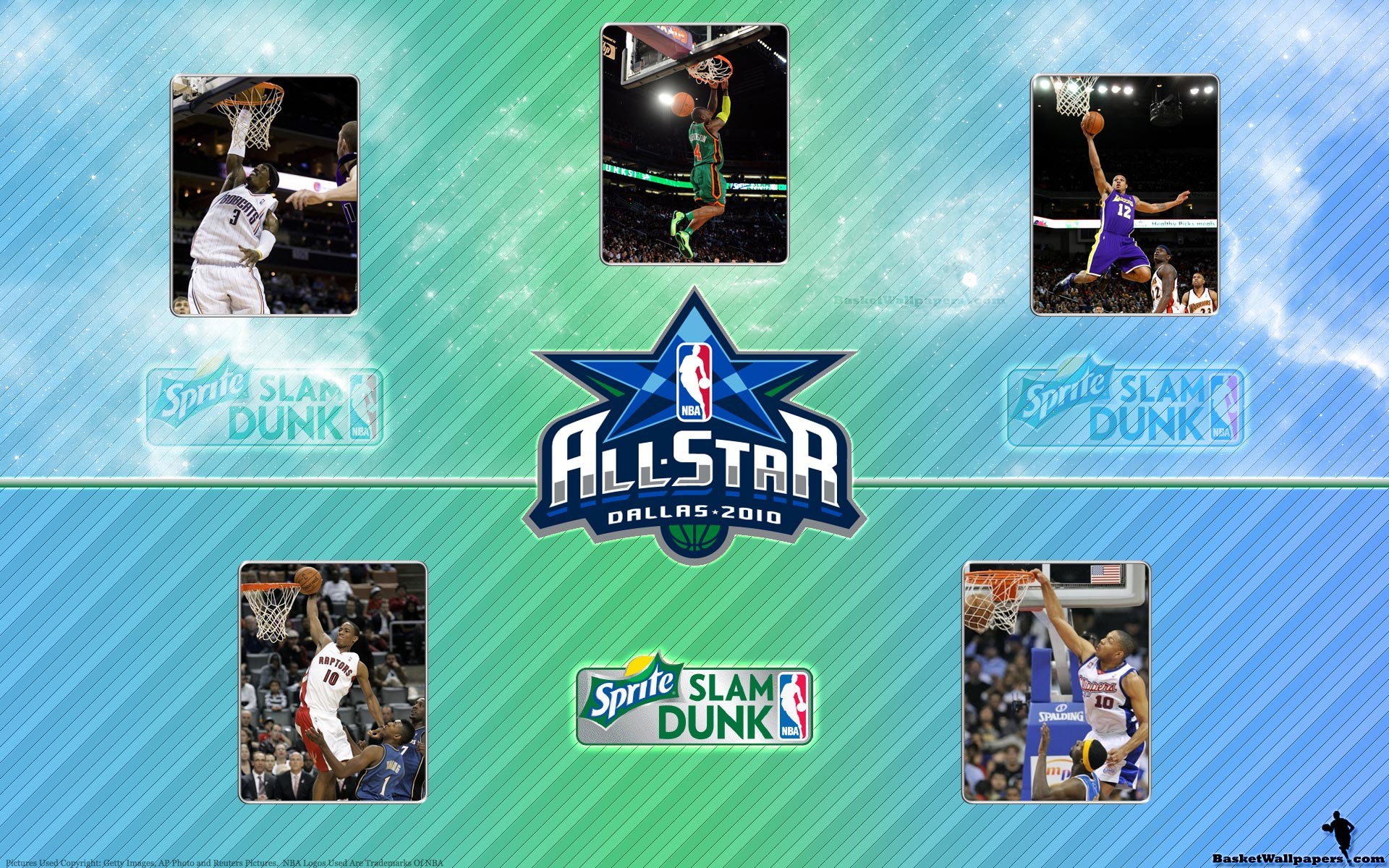 1920x1200 NBA All-Star 2010 Slam Dunk Wallpaper