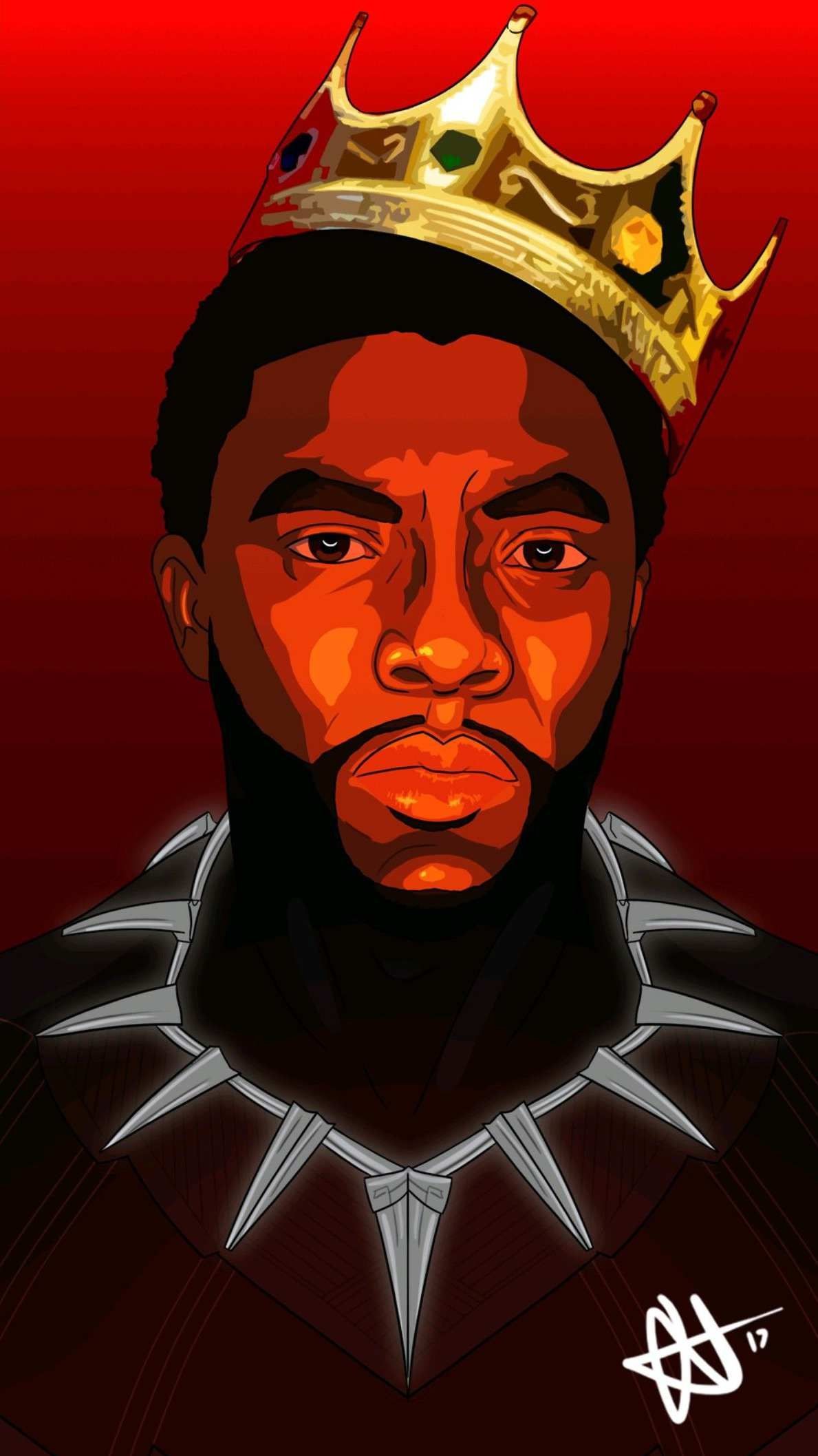 1189x2115 King of Wakanda Black Panther Wallpaper
