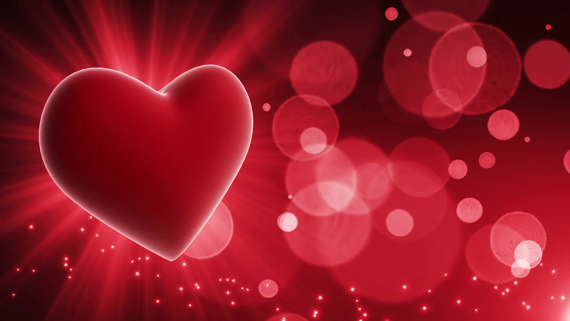 1920x1080 Glowing Heart Party Themed Loopable Motion Background with Glowing  Particles and Bokeh Red | Happy Anniversary Wishes Backdrop | Wishing Happy  Anniversary ...