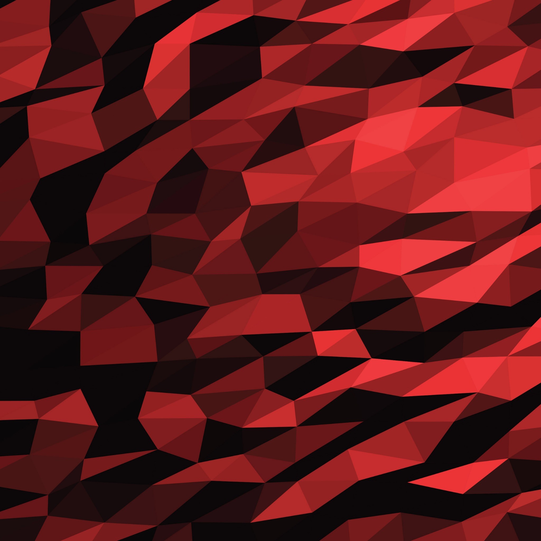 2048x2048 Red Geometric. Tap to see more 3D Geometric iPhone & Android wallpapers,  backgrounds,