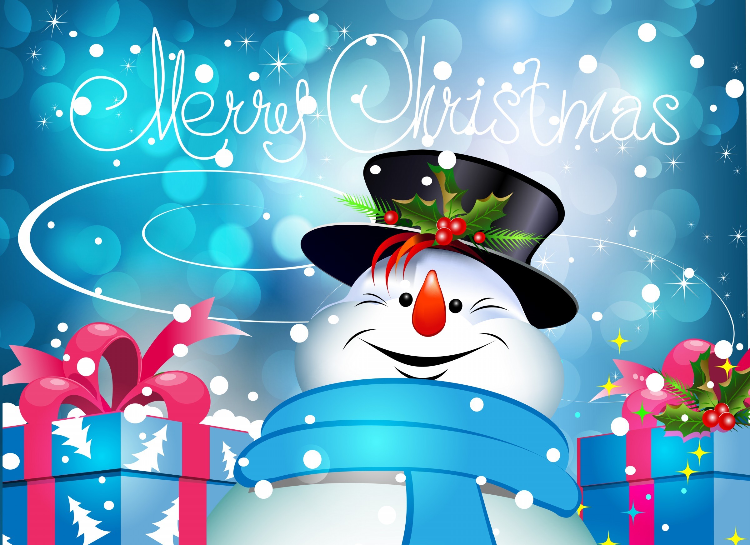 2400x1744 Merry Christmas Desktop Wallpaper
