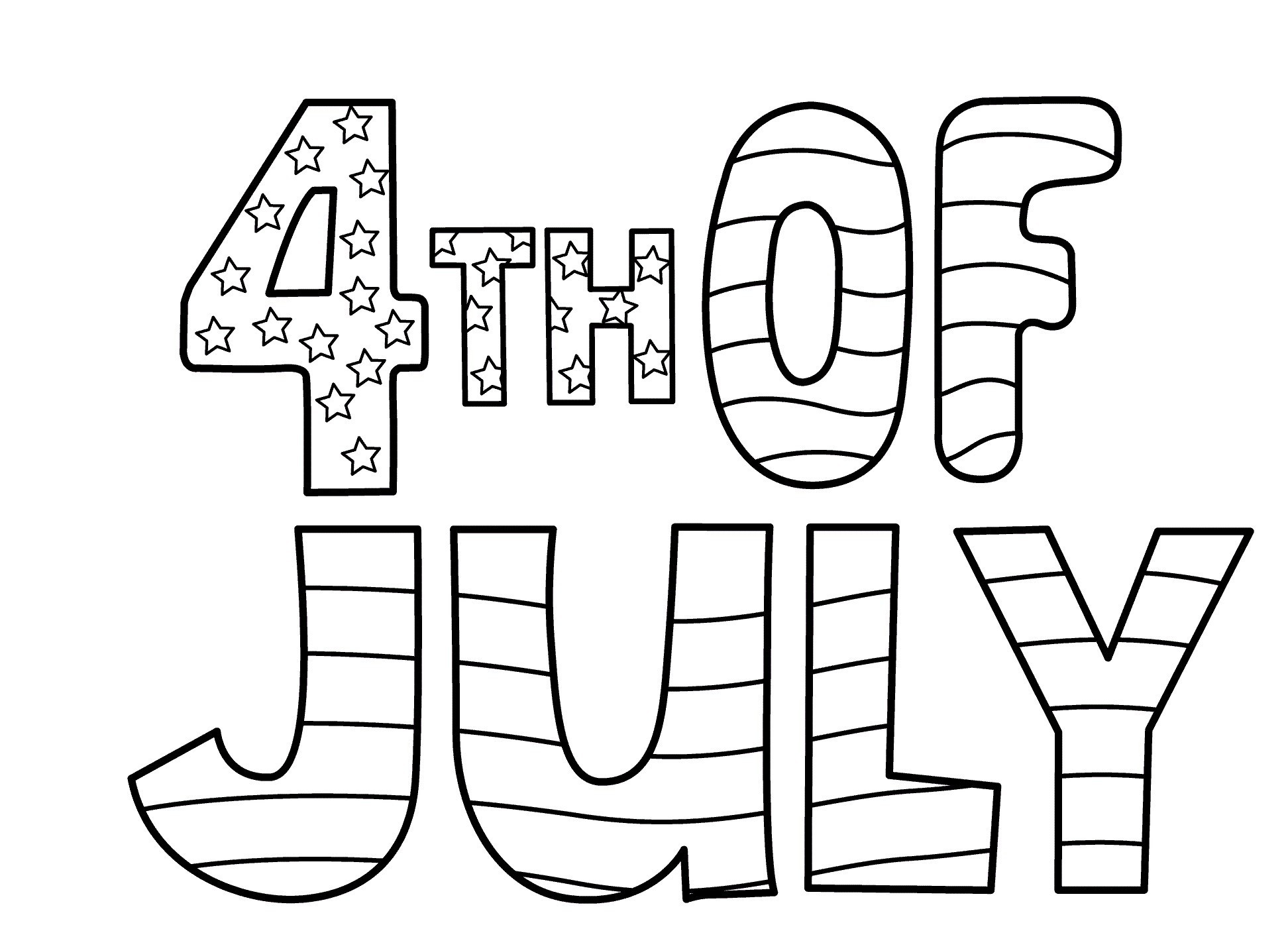 1944x1396 Happy 4Th Of July Coloring Pages