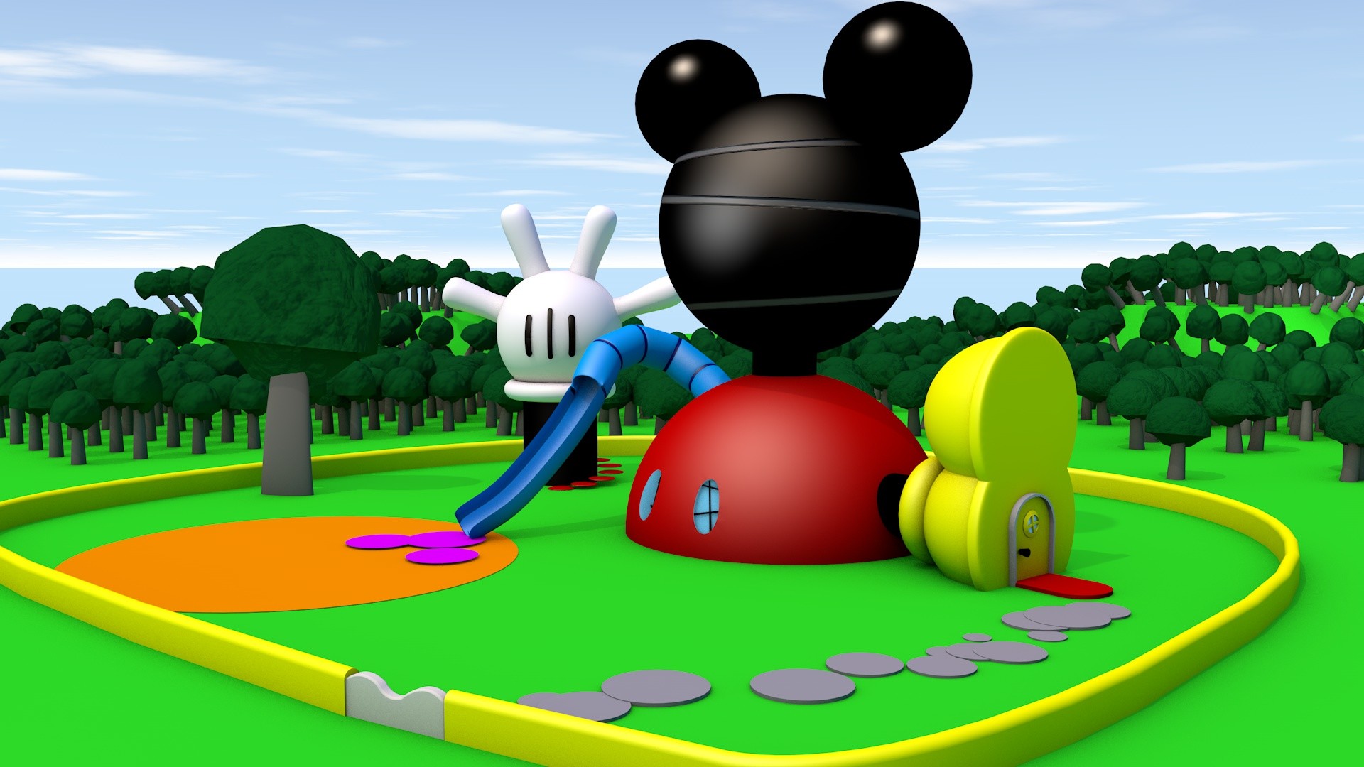 1920x1080 mickey mouse clubhouse background 4