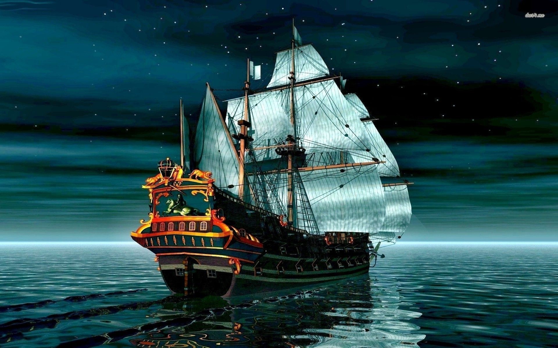 1920x1200 Pirate ship wallpaper - Fantasy wallpapers - #17934