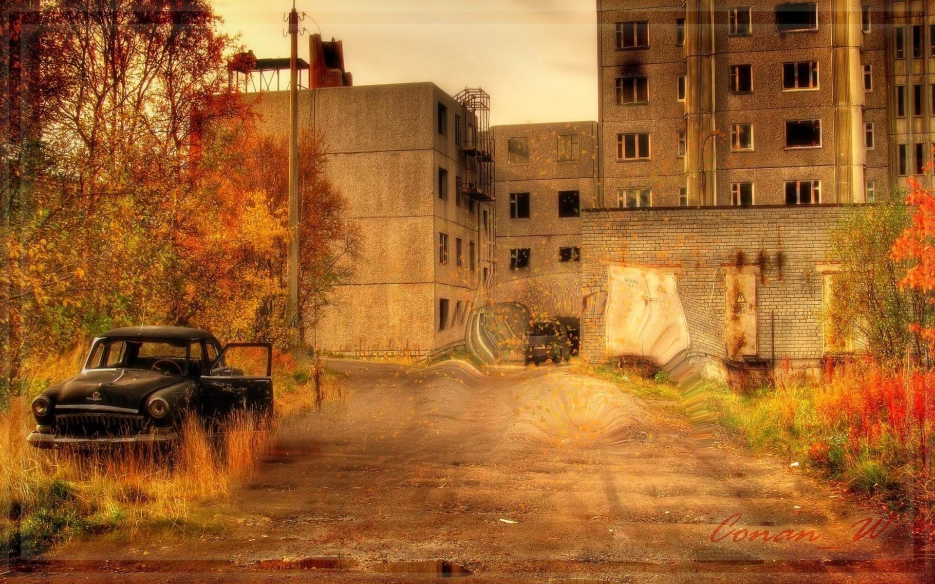 1920x1200 pripyat ghost town autumn