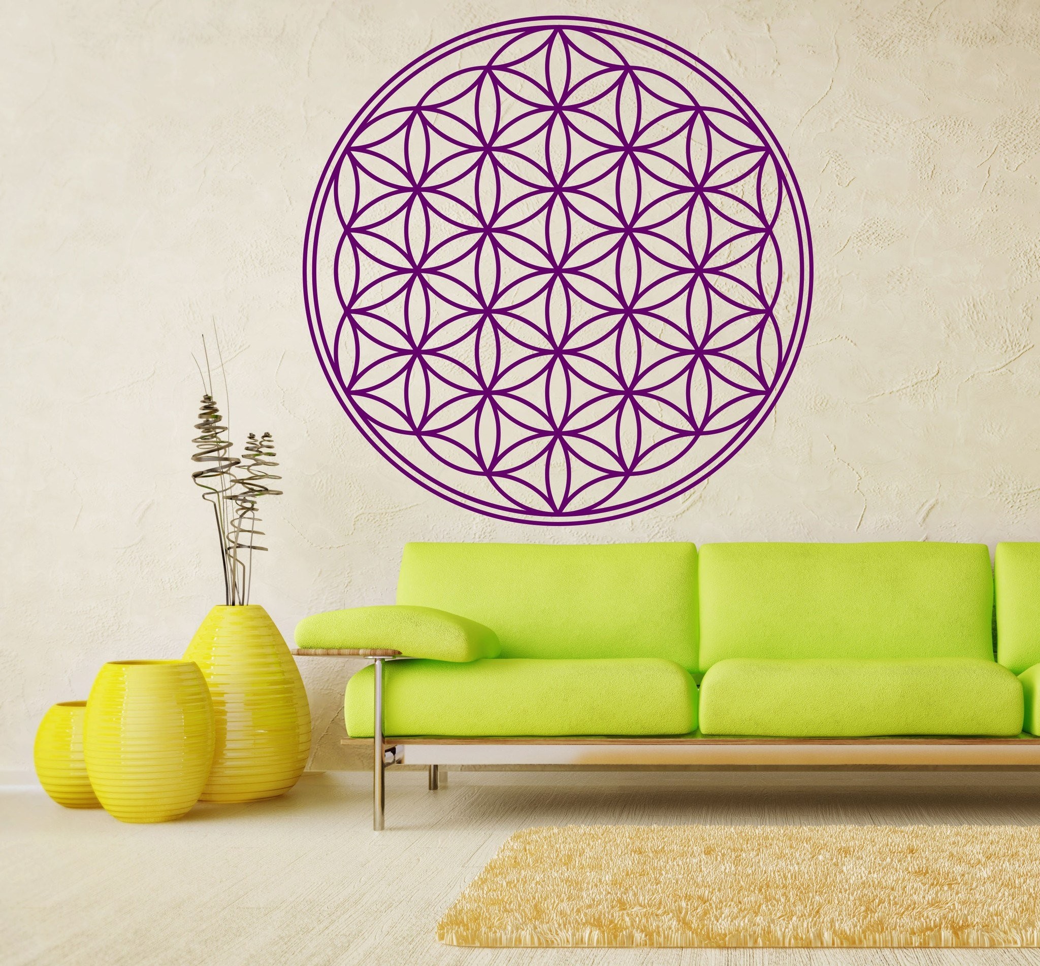 2048x1904 Flower of Life - Sacred Geometry Vinyl Wall Decal - The Personalized Gift  Co.