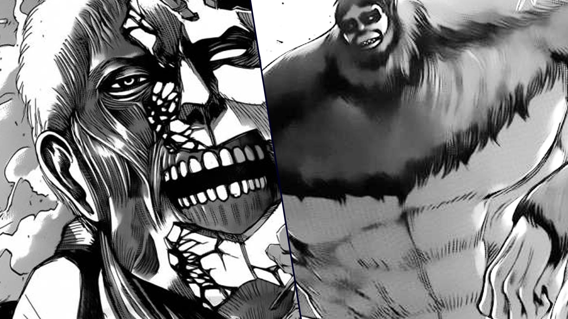1920x1080 OMFG REACTION- Attack on Titan 70 Manga Chapter é²æã®å·¨äºº Ape Titan Vs Armored  Titan- Shingeki No Kyojin - YouTube