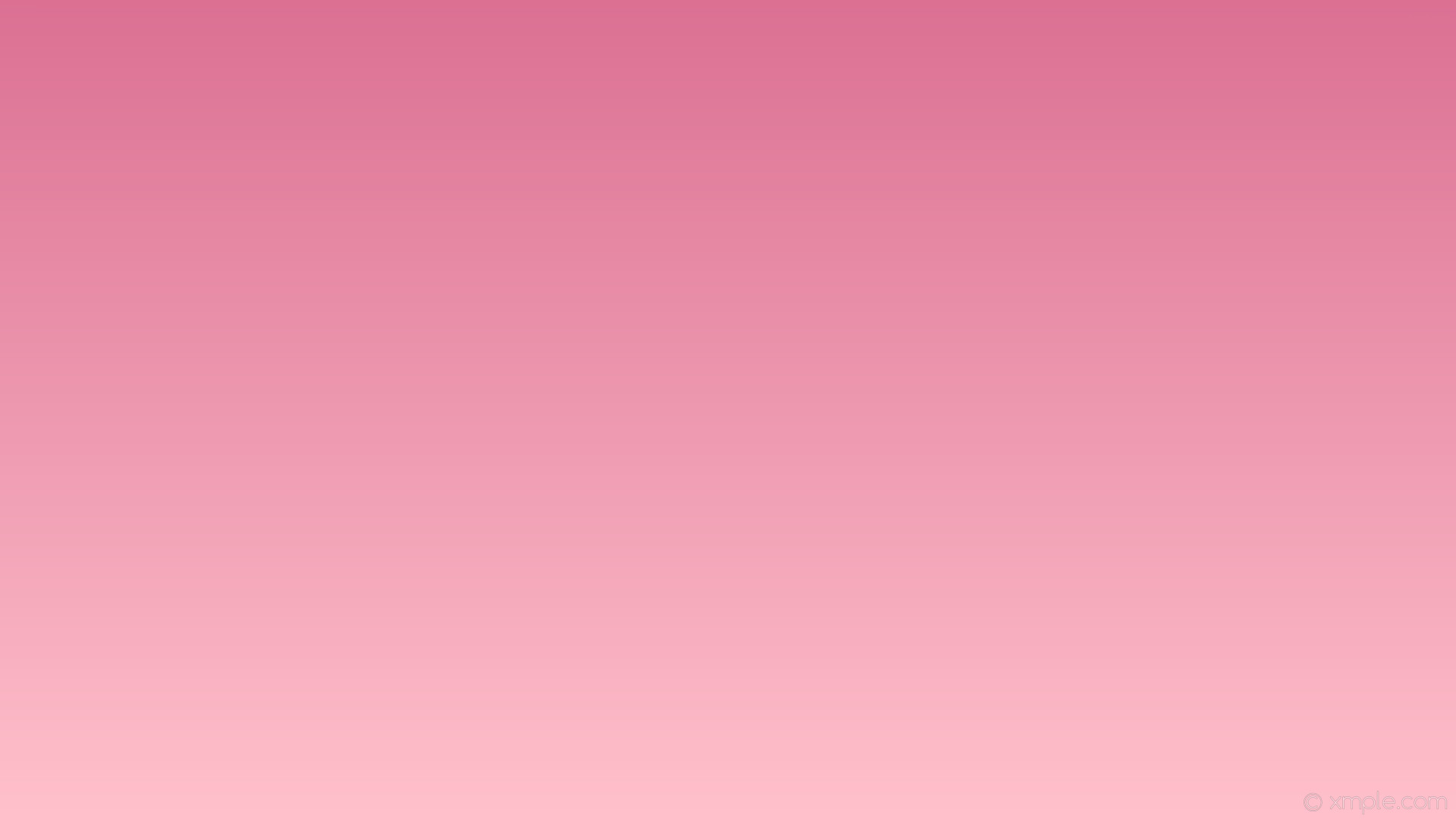 1920x1080 wallpaper pink linear gradient pale violet red #ffc0cb #db7093 270Â°